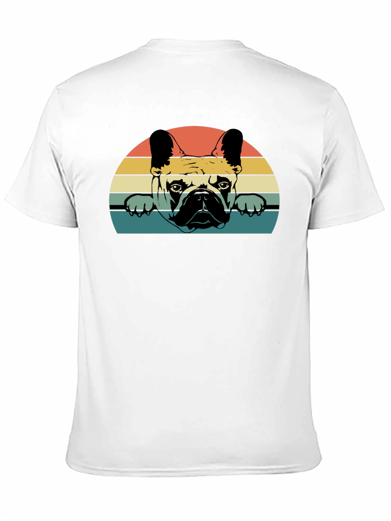 Retro French Bulldog Graphic T-Shirt