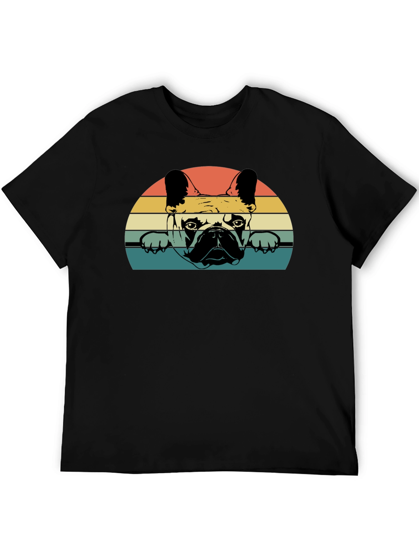 Retro French Bulldog Graphic T-Shirt