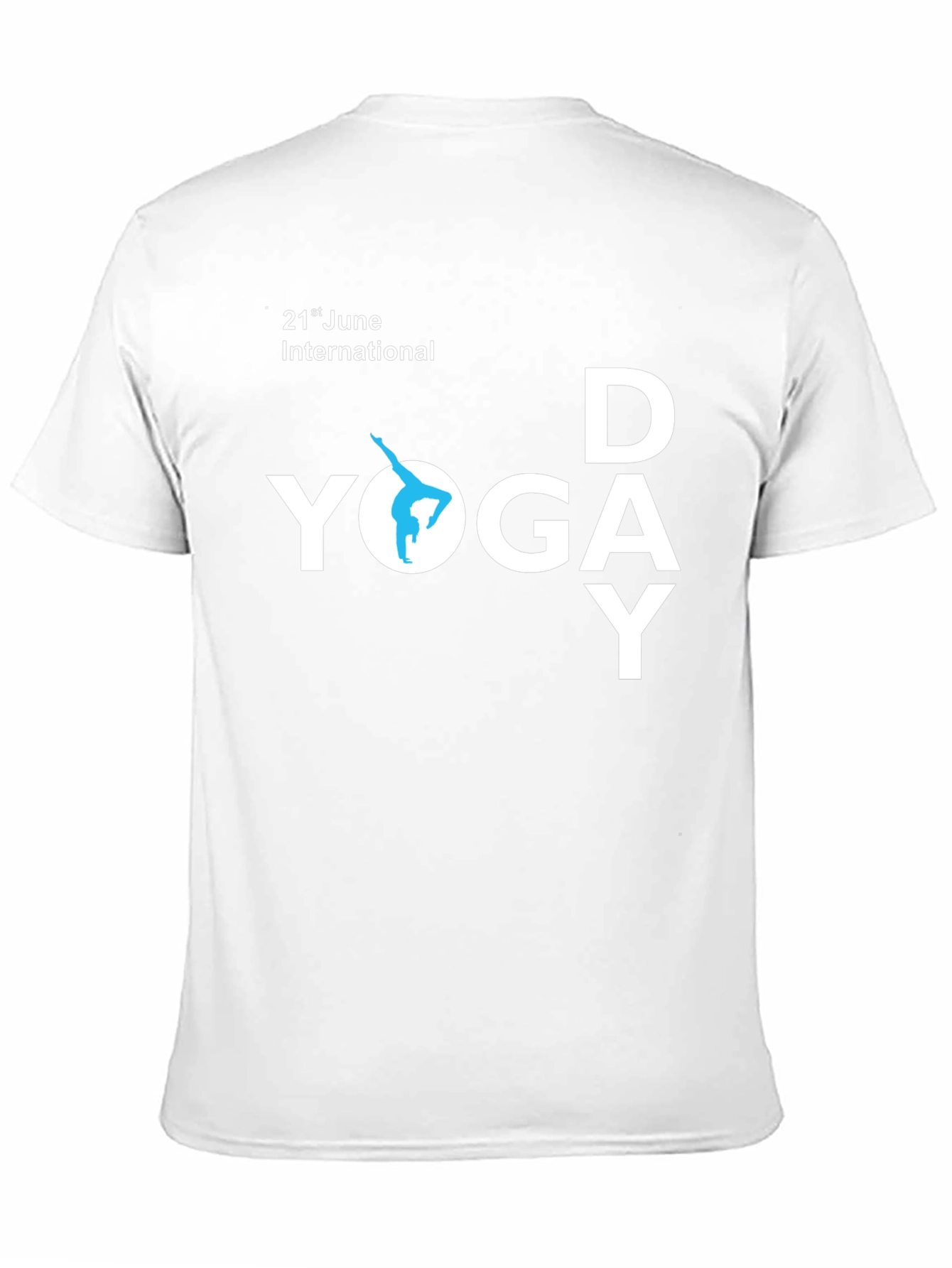 International Yoga Day Black T-Shirt