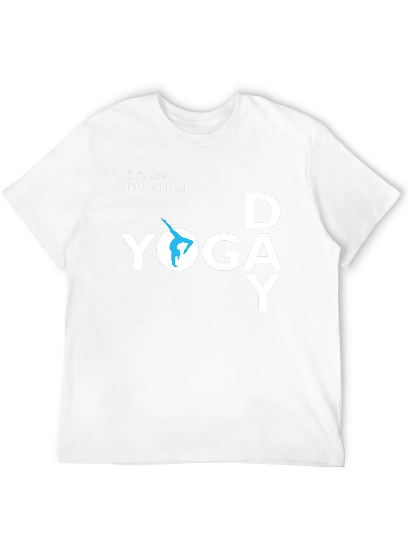 International Yoga Day Black T-Shirt