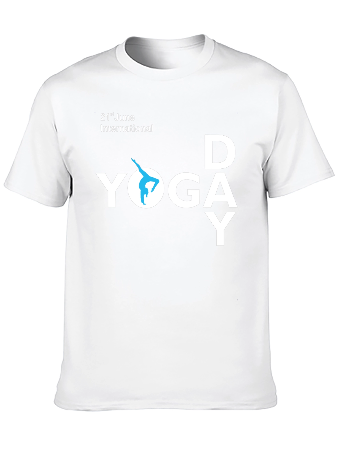 International Yoga Day Black T-Shirt