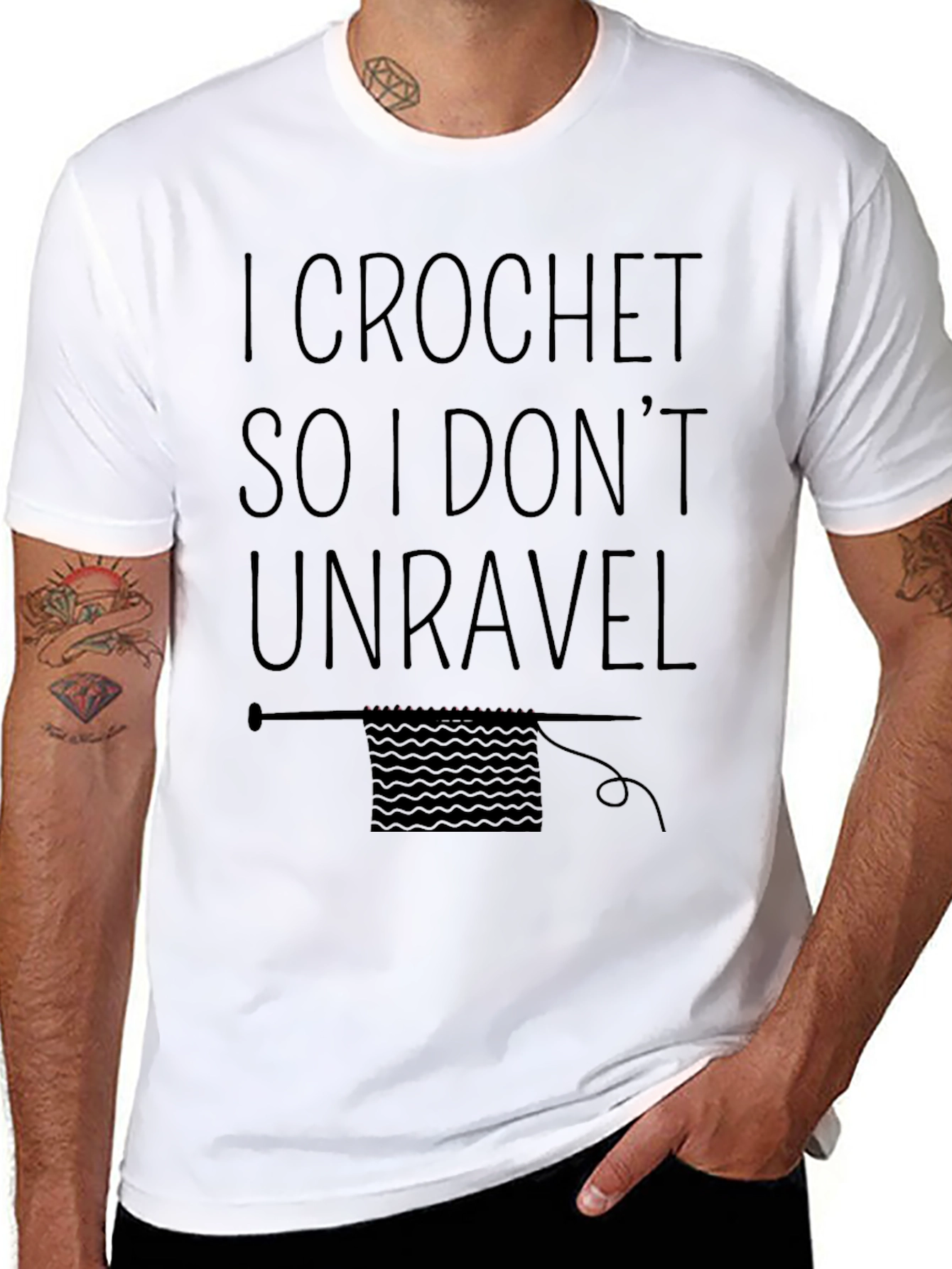 I Crochet So I Dont Unravel T-Shirt