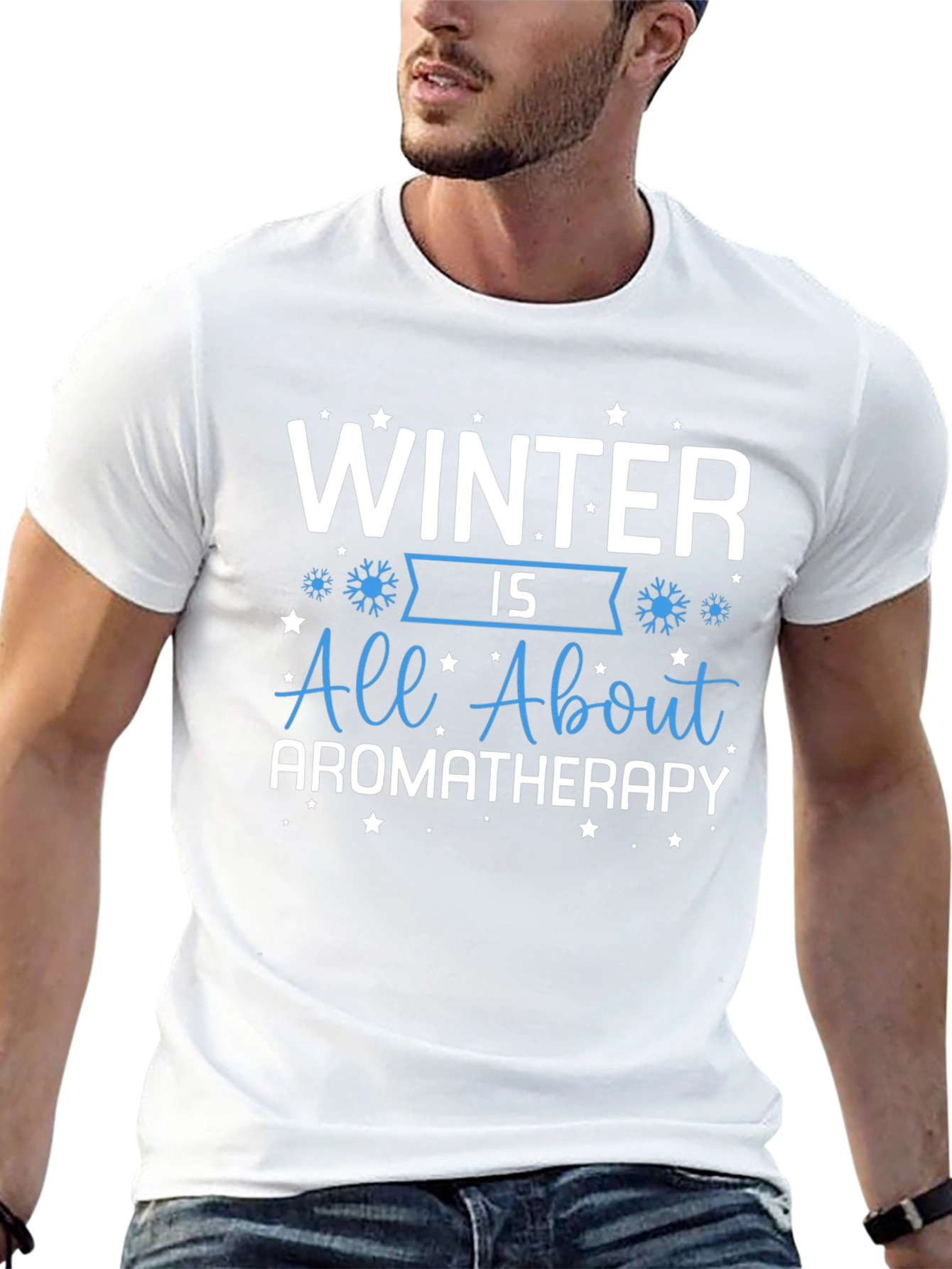 Winter Aromatherapy Graphic Tee - Cozy Holiday Vibes