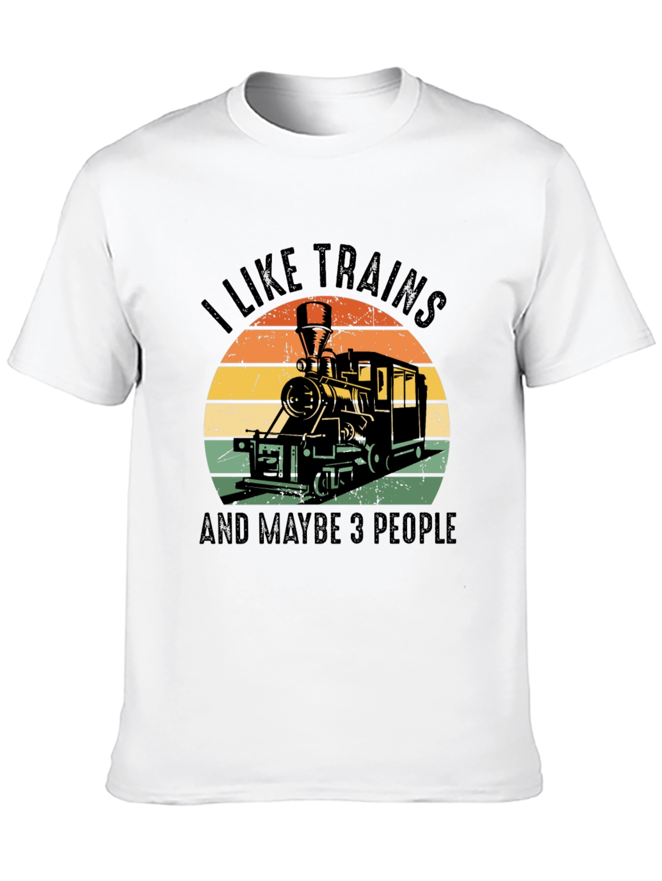I Like Trains Graphic T-Shirt - Train Lover Tee