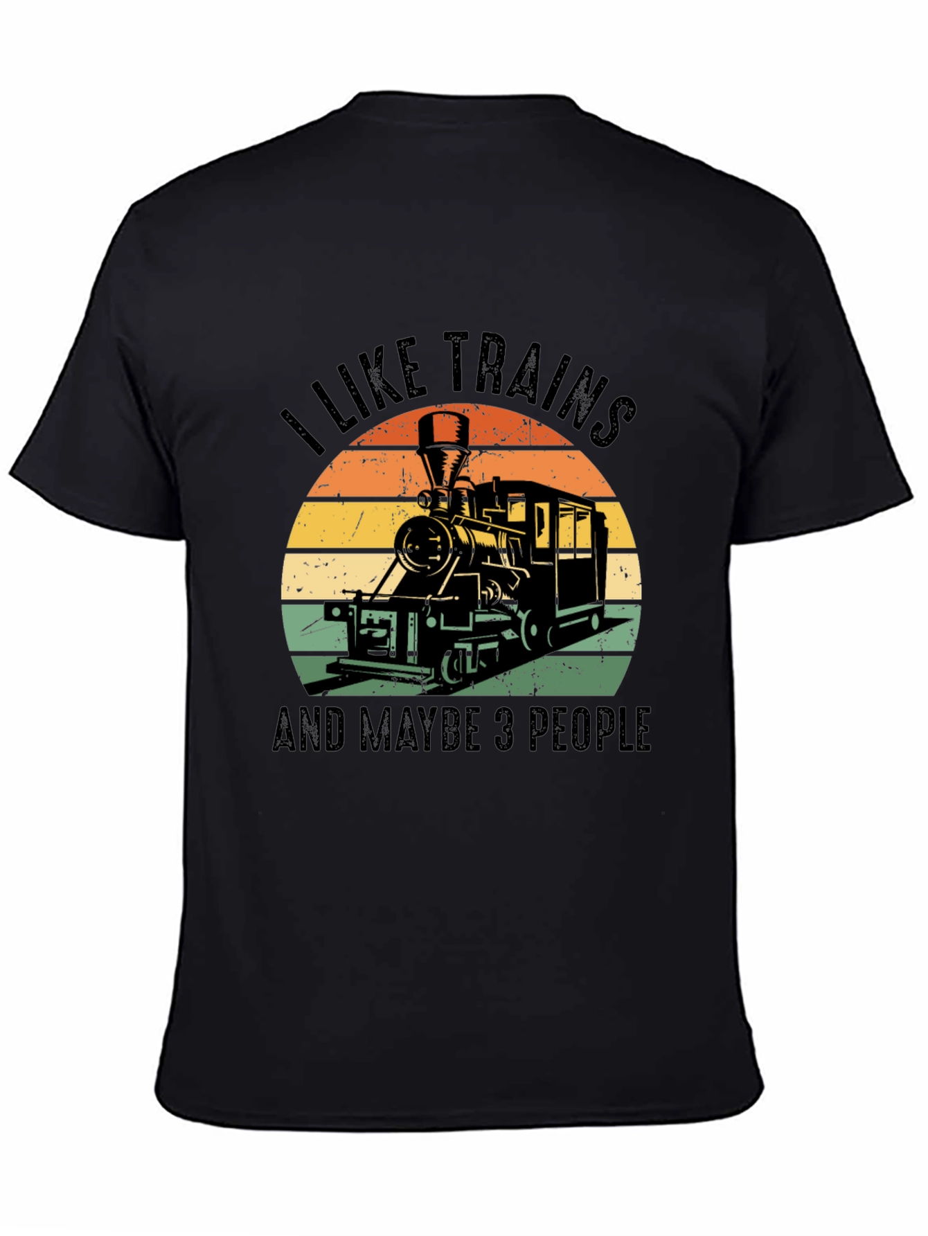 I Like Trains Graphic T-Shirt - Train Lover Tee