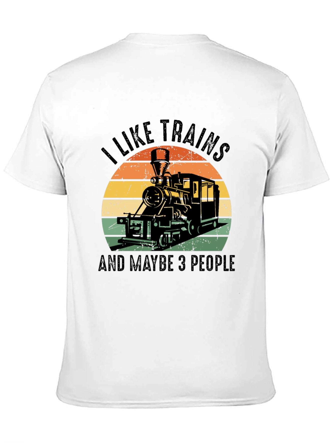 I Like Trains Graphic T-Shirt - Train Lover Tee