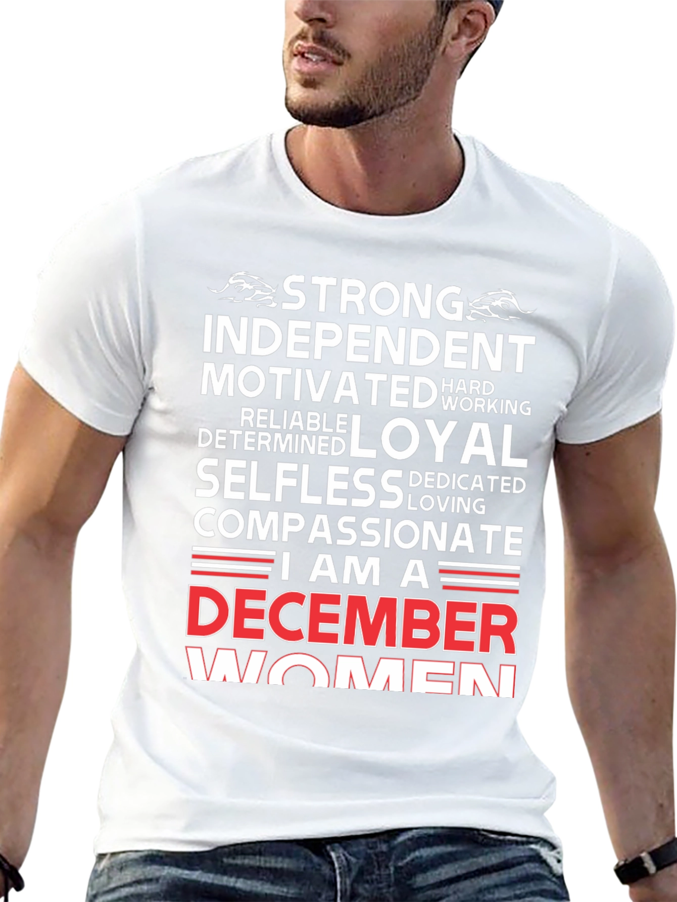 December Women T-Shirt - Strong Independent Loyal