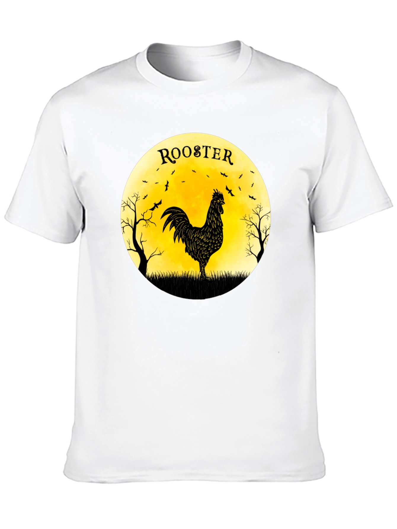 Rooster Silhouette Graphic Tee