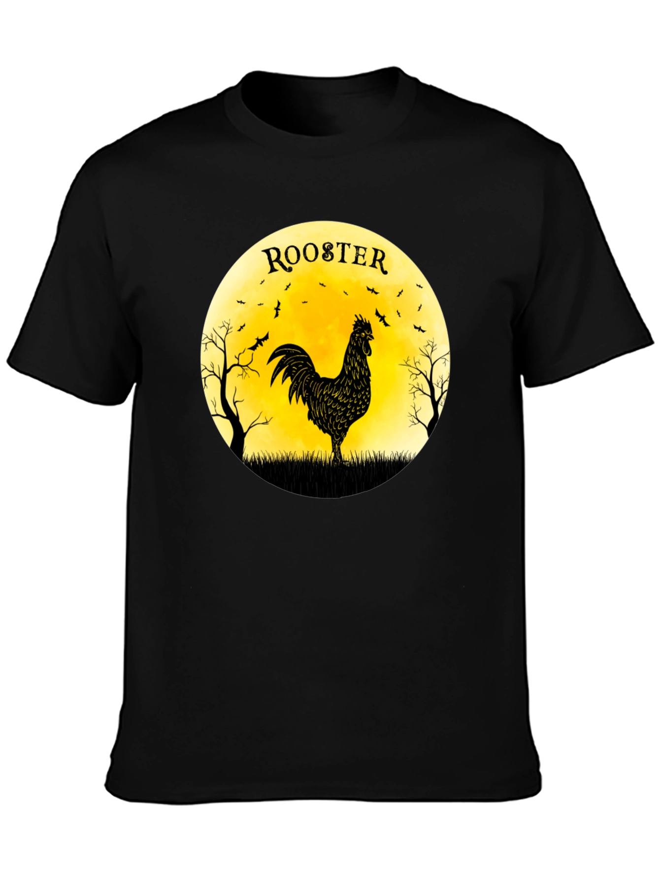 Rooster Silhouette Graphic Tee