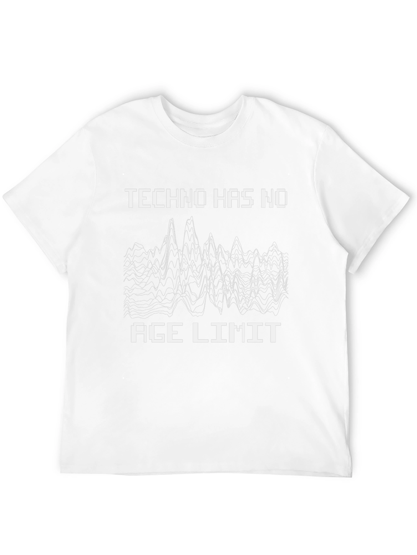 Techno Has No Age Limit Black Graphic Tee
