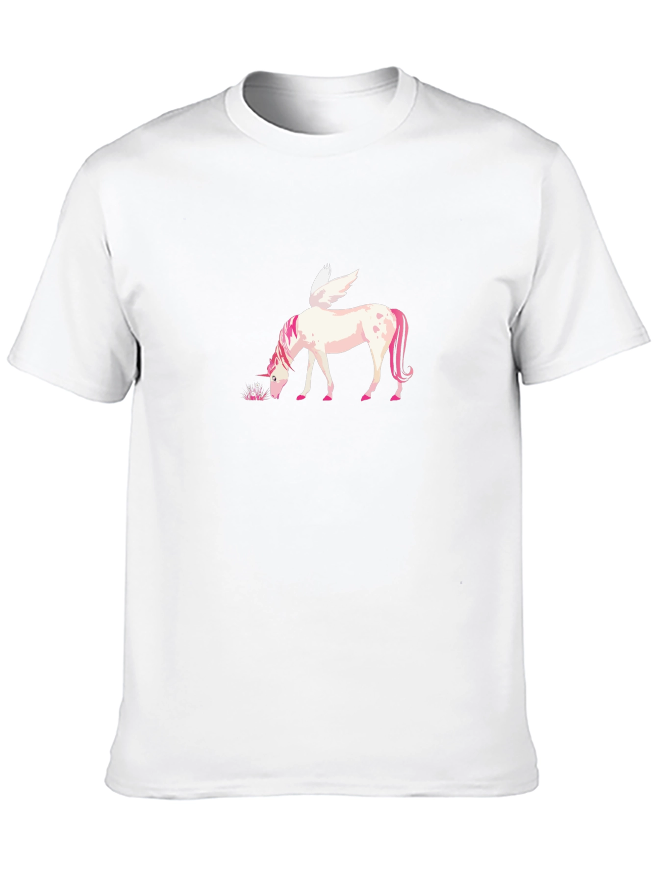 Unicorn Pegasus Graphic Black T-Shirt