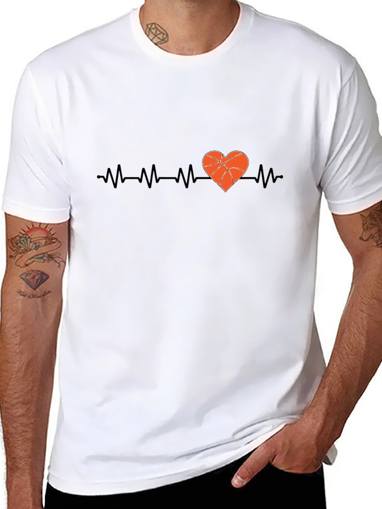 Basketball Heartbeat T-Shirt