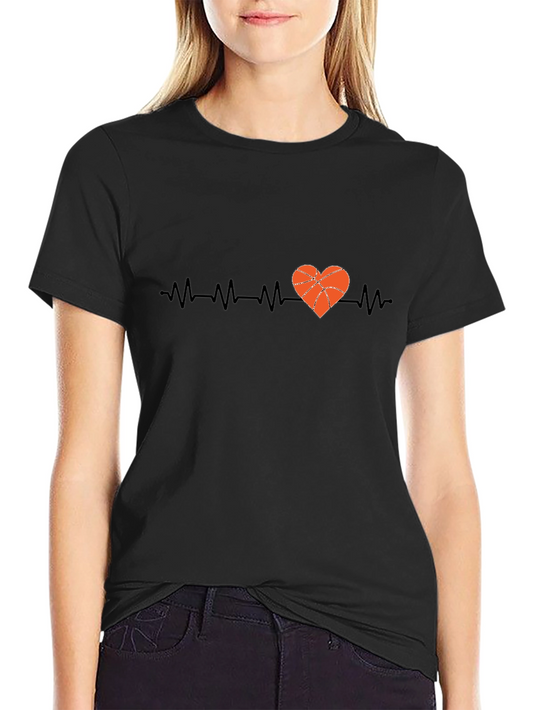 Basketball Heartbeat T-Shirt