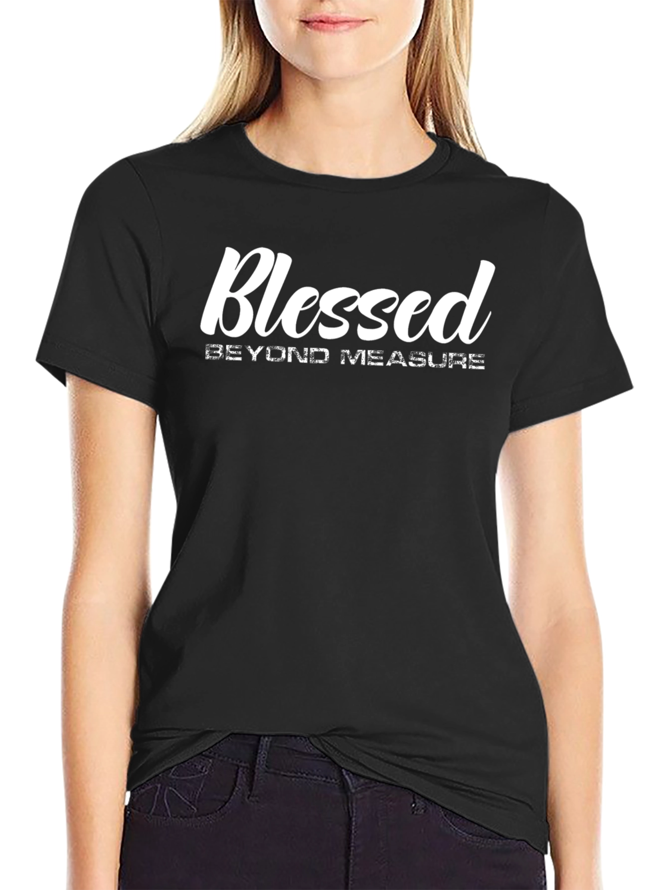 Blessed Beyond Measure Black T-Shirt