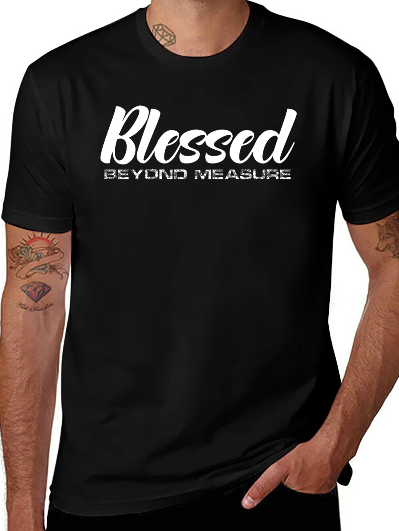 Blessed Beyond Measure Black T-Shirt