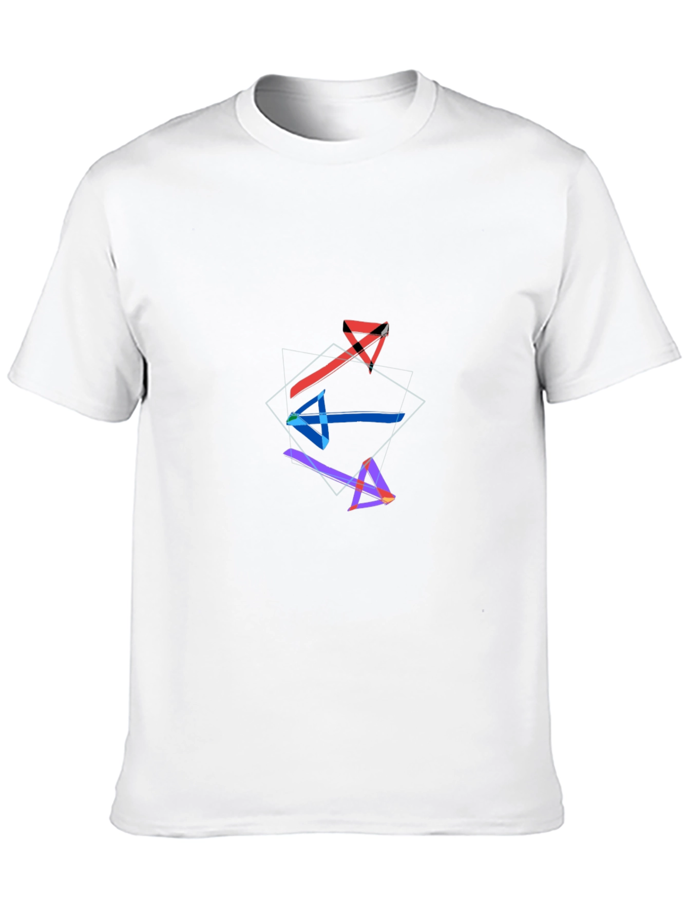 Modern Arrow Graphic Black T-Shirt