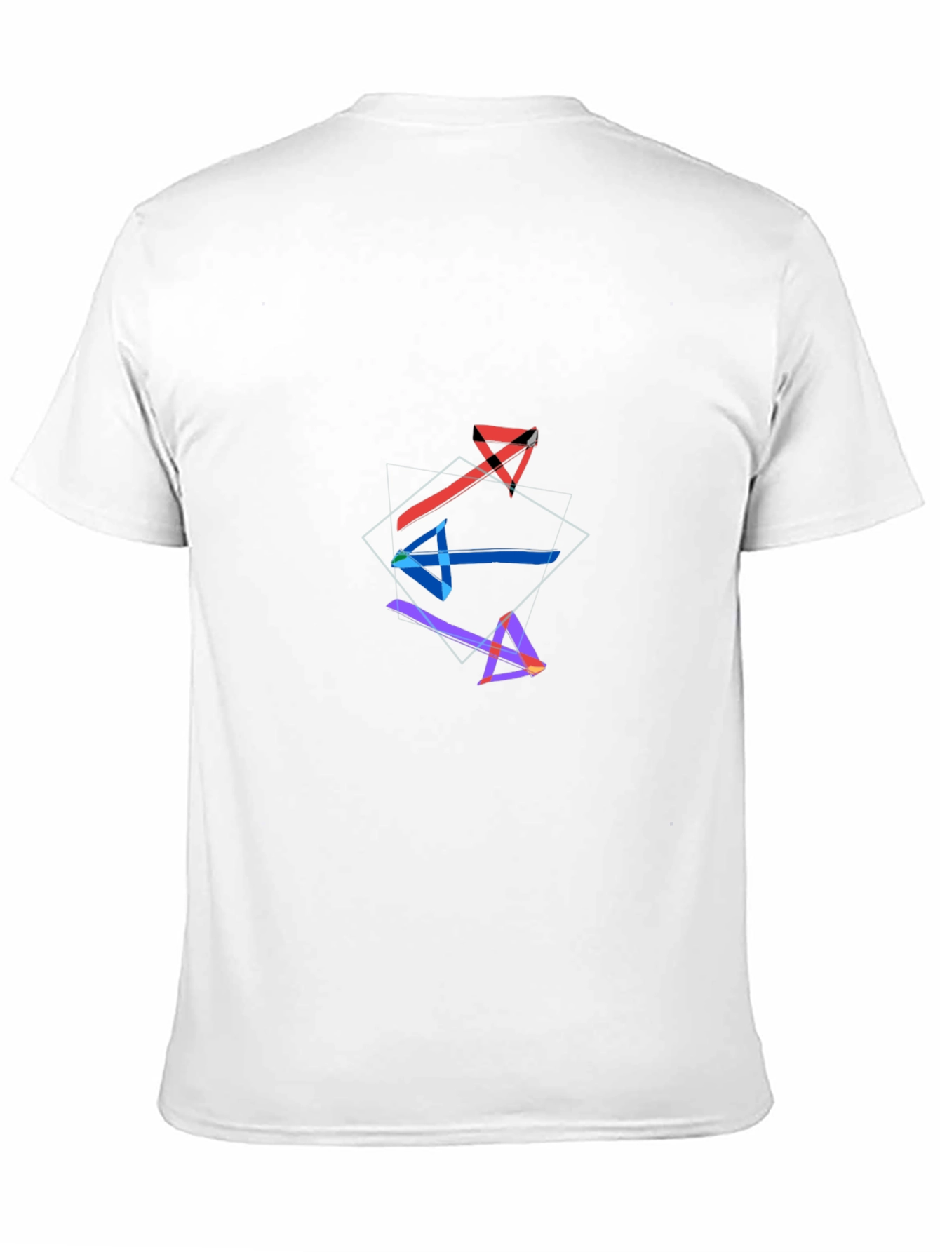 Modern Arrow Graphic Black T-Shirt