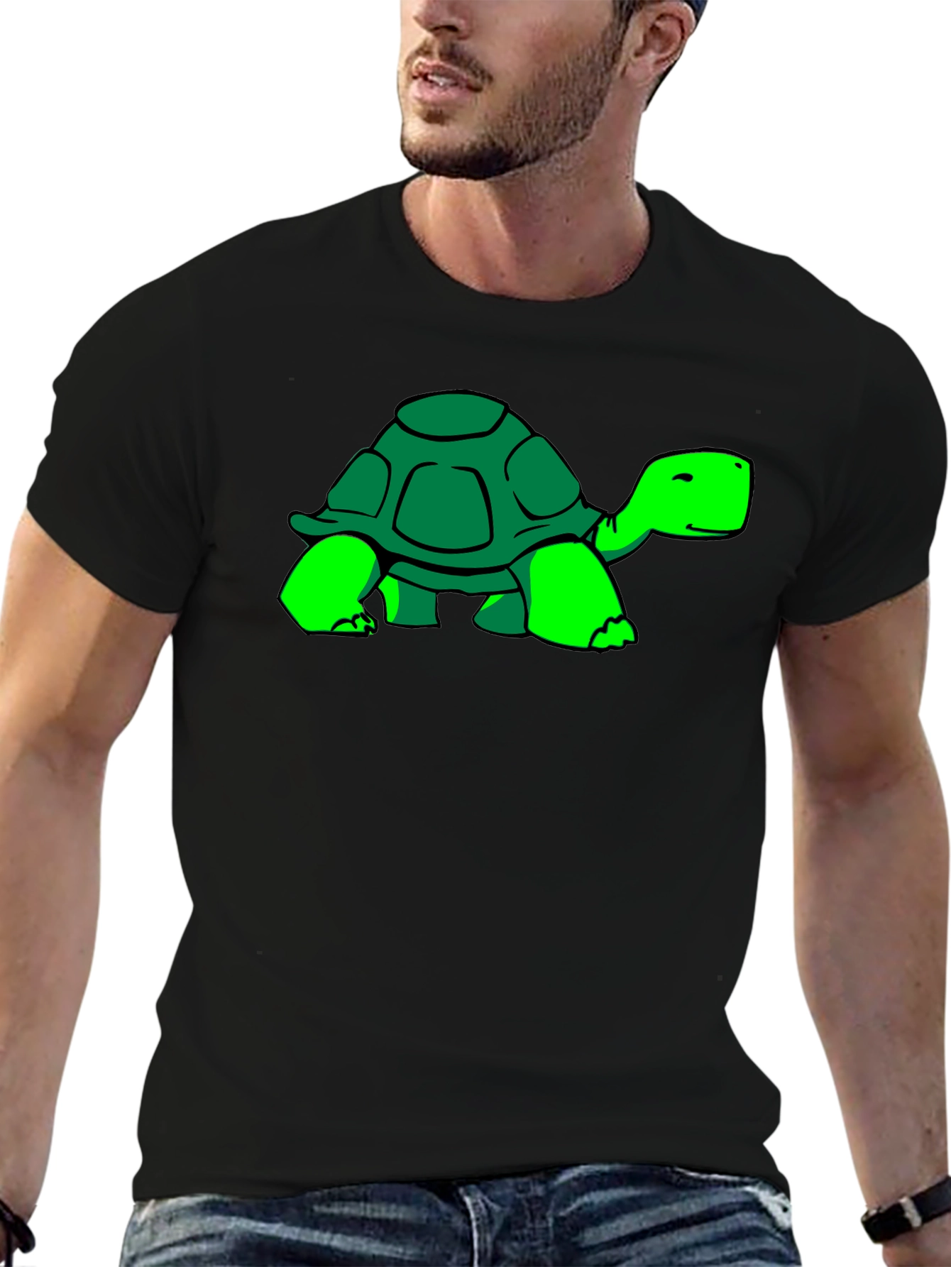 Turtle Graphic Tee - Casual Comfort