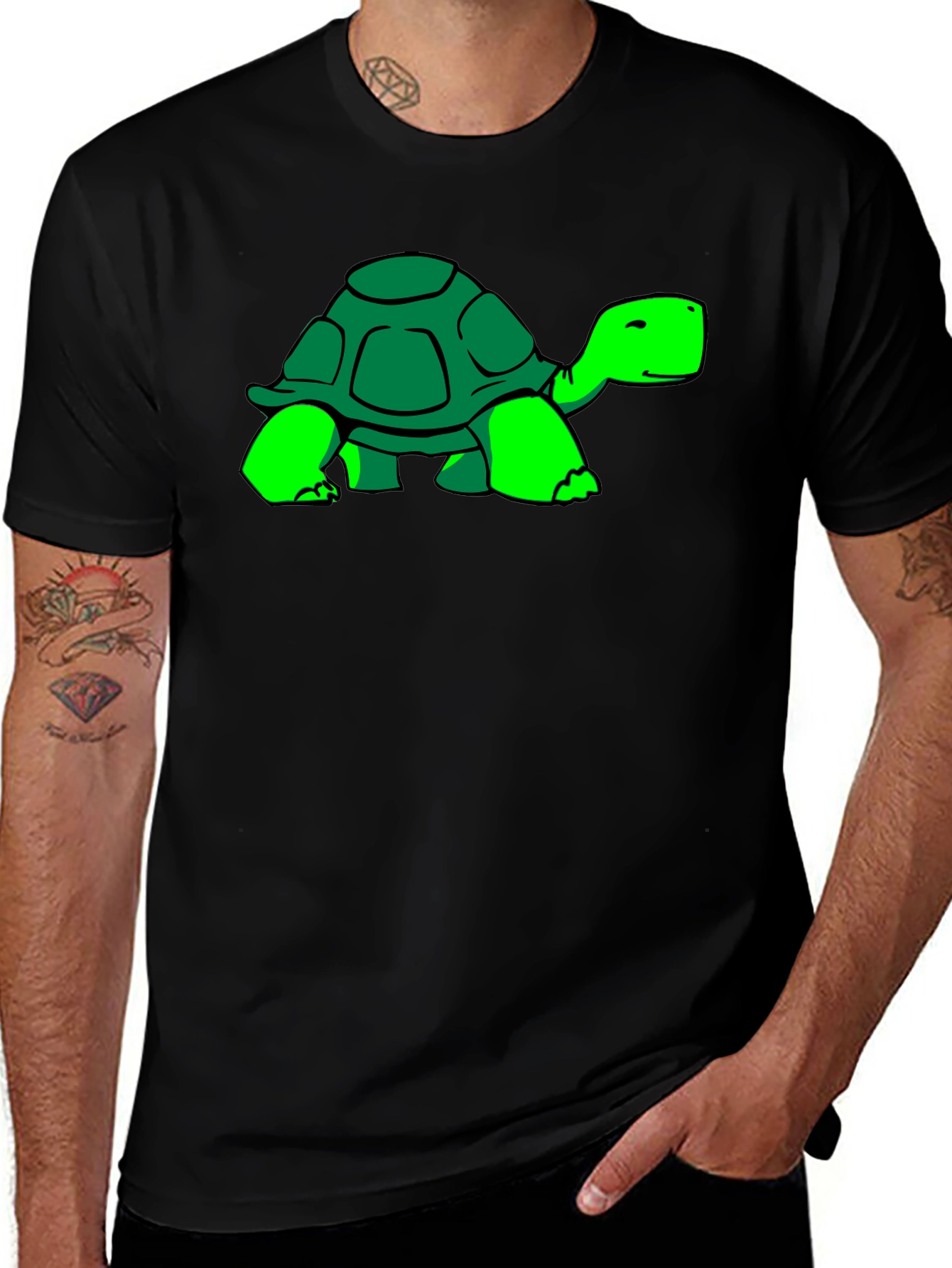 Turtle Graphic Tee - Casual Comfort