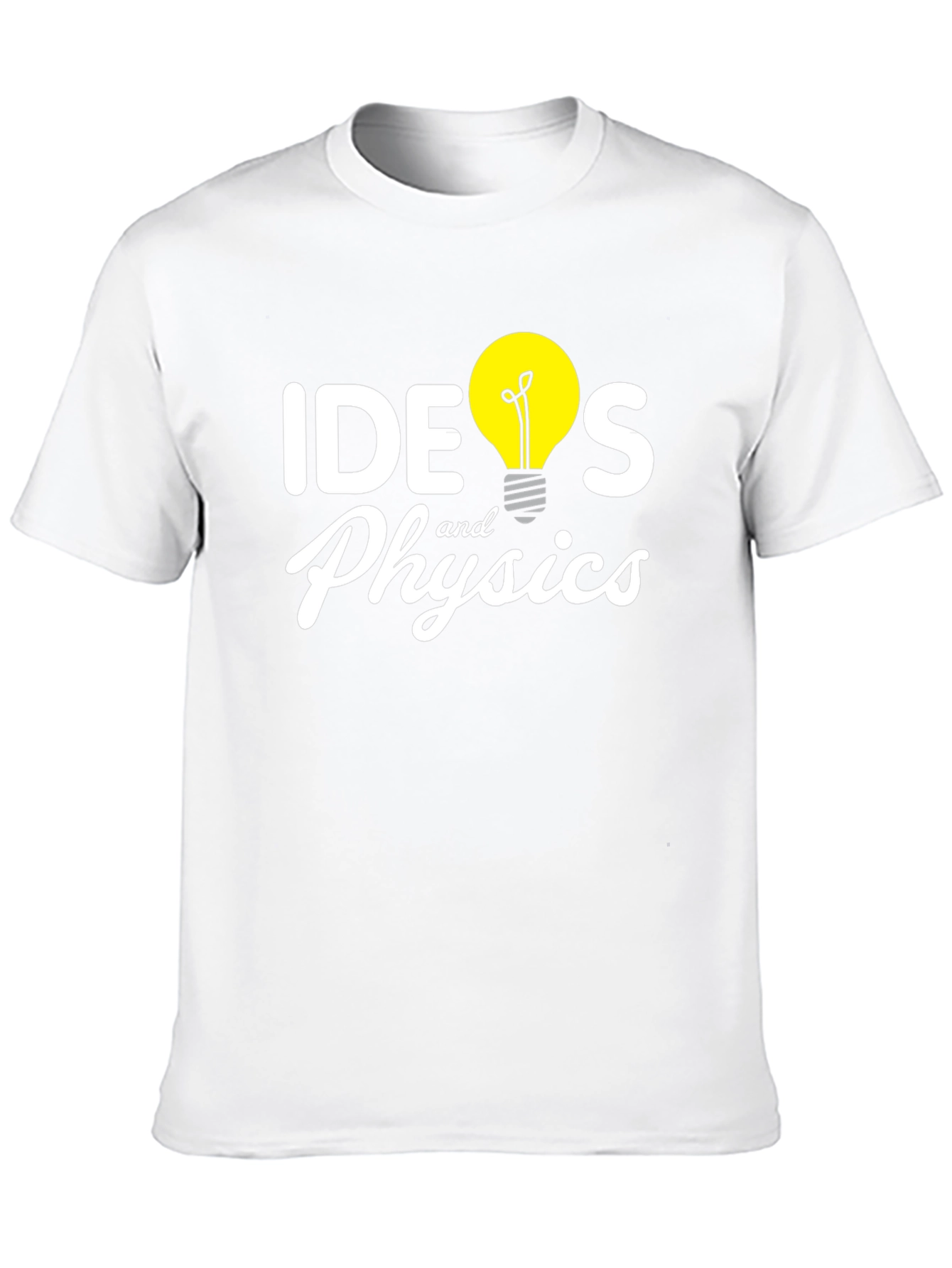 Ideas and Physics Graphic T-Shirt - Black