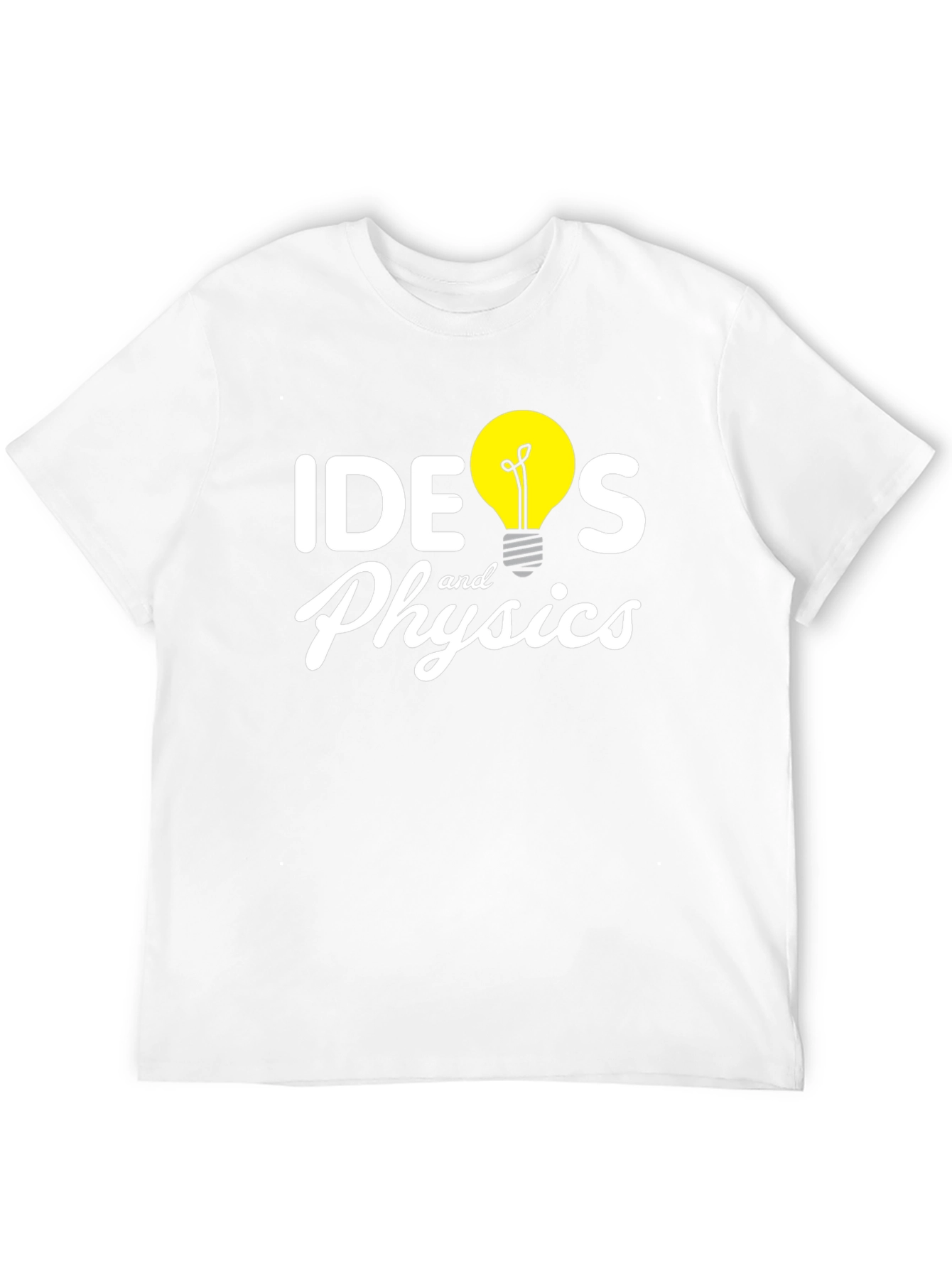 Ideas and Physics Graphic T-Shirt - Black