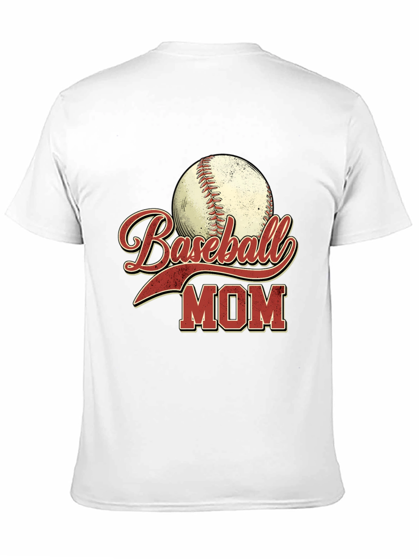 Baseball Mom Graphic Tee - Black