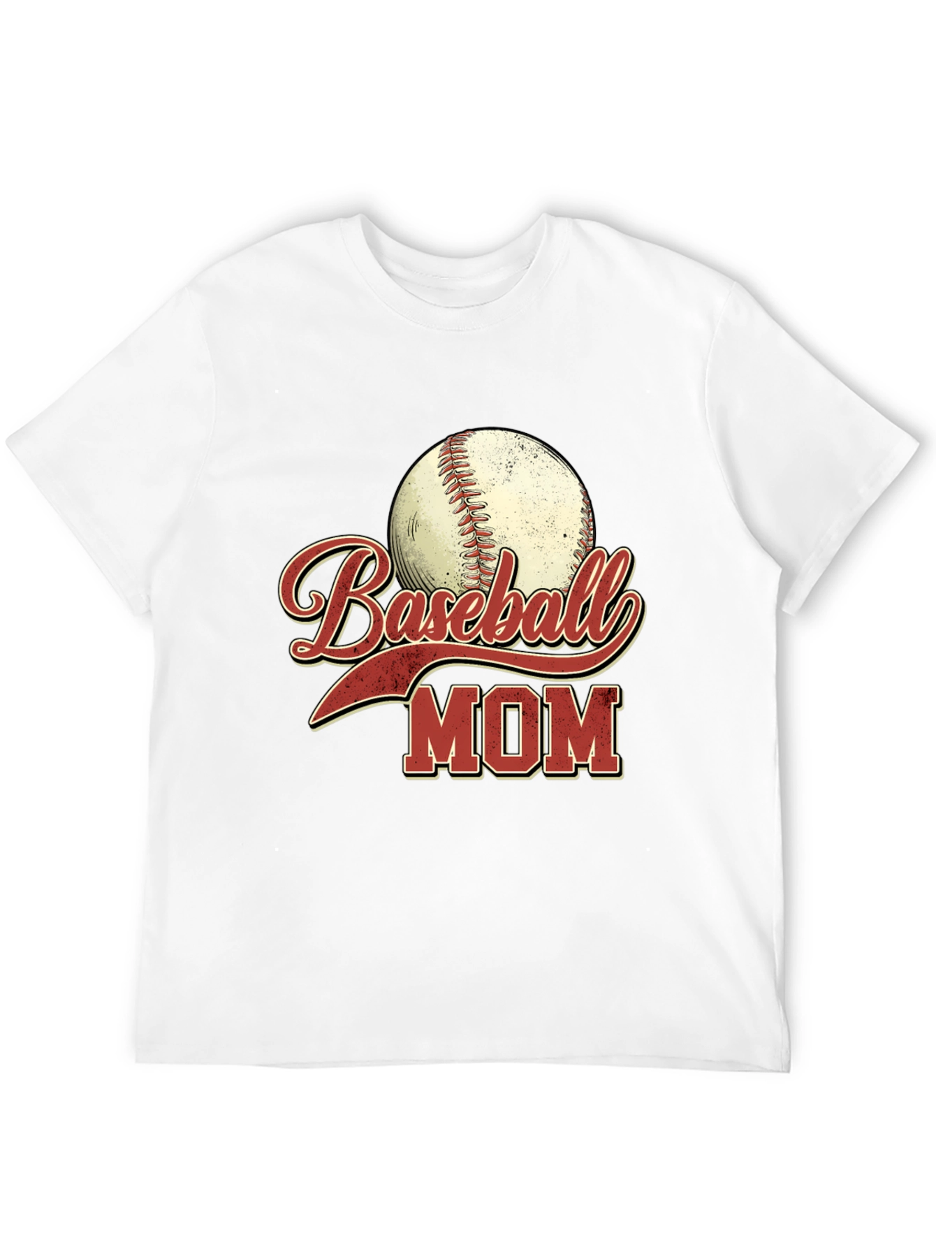 Baseball Mom Graphic Tee - Black
