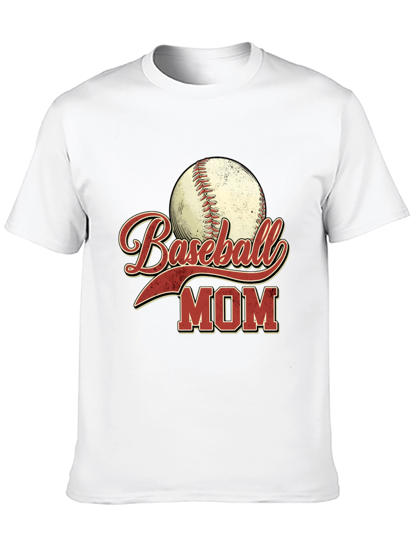 Baseball Mom Graphic Tee - Black