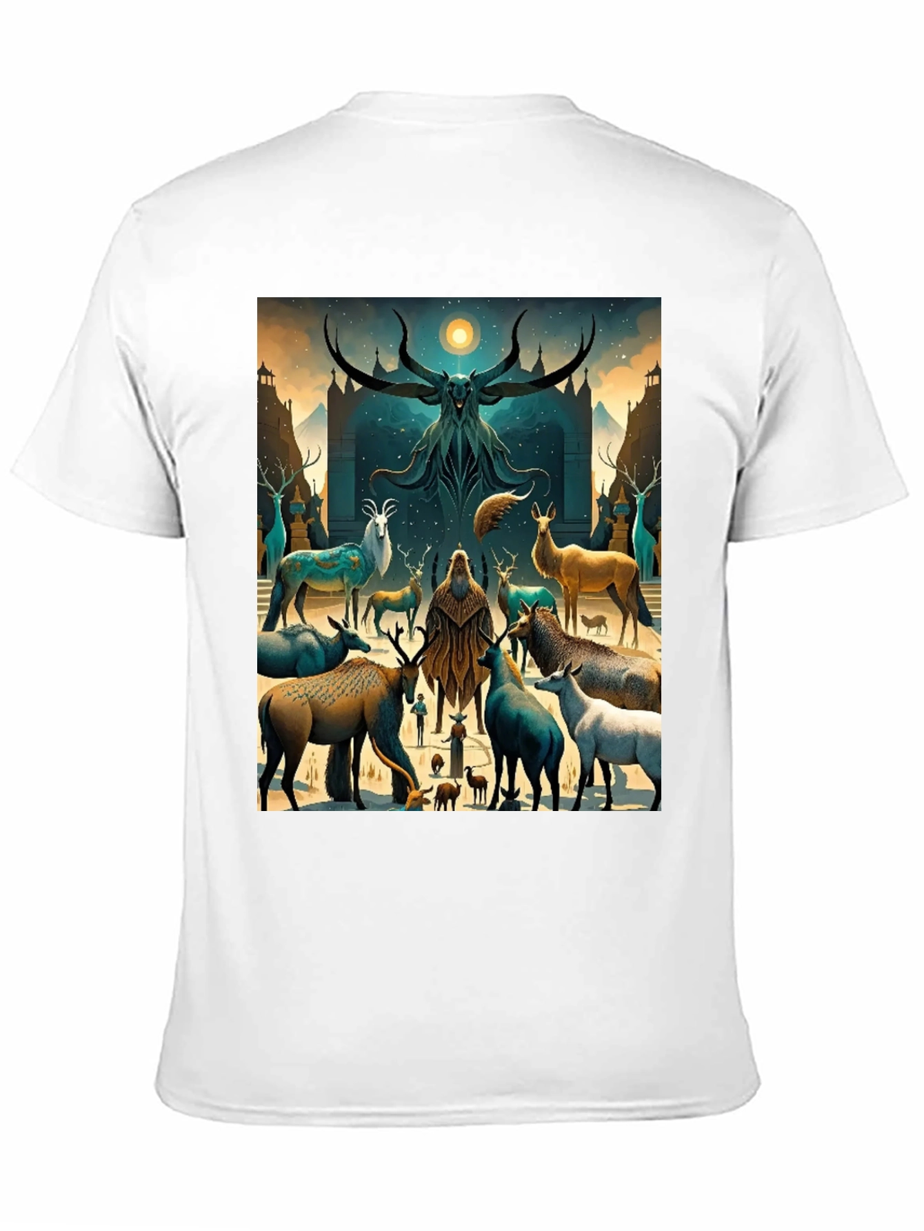 Mystic Deer Gathering Graphic Tee