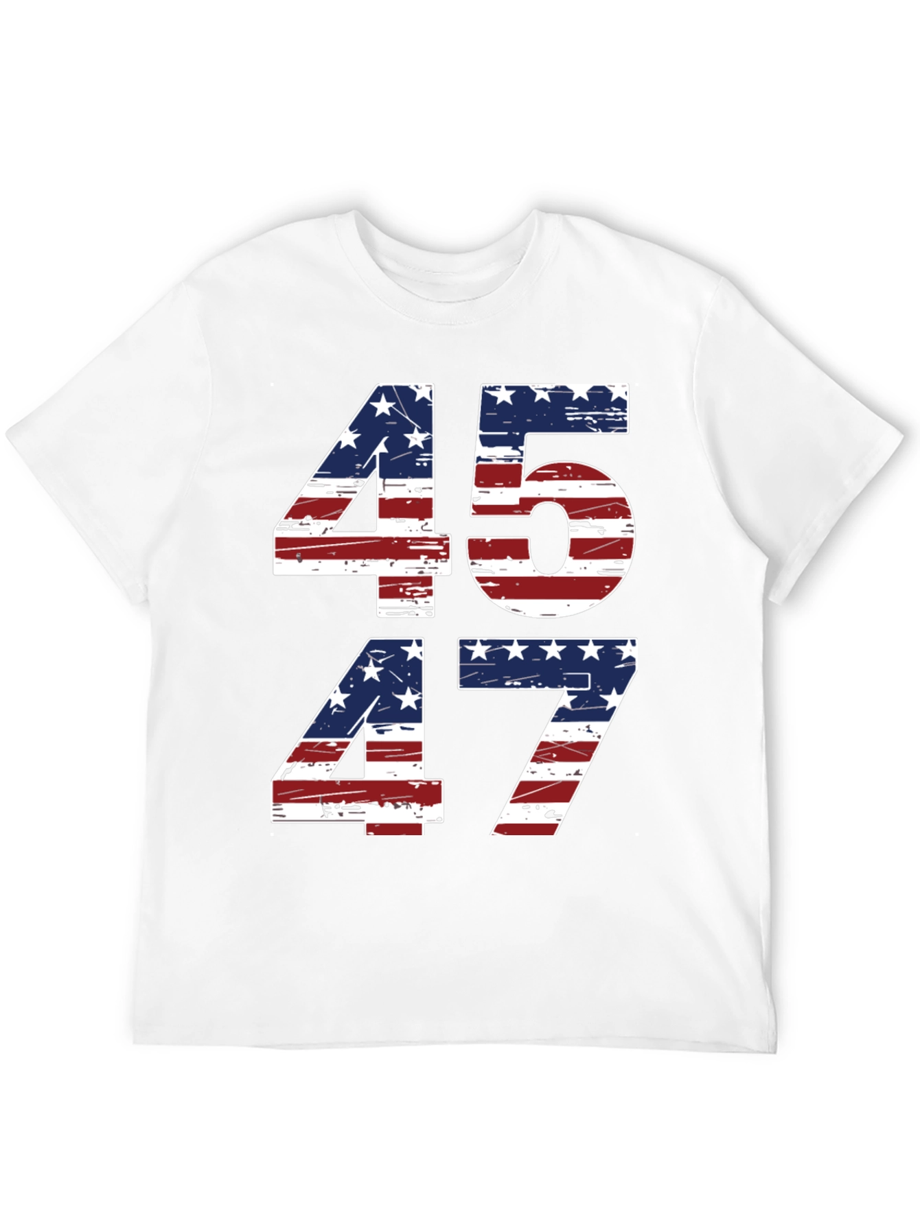 45 47 American Flag T-Shirt Patriotic