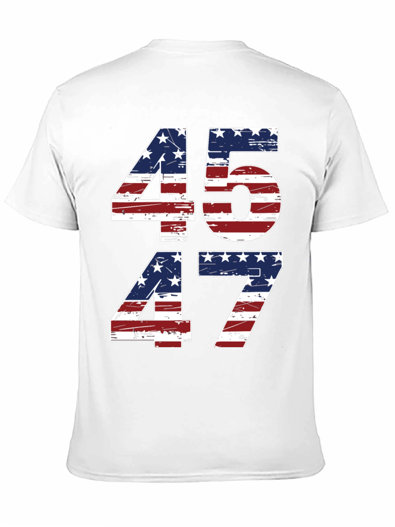45 47 American Flag T-Shirt Patriotic