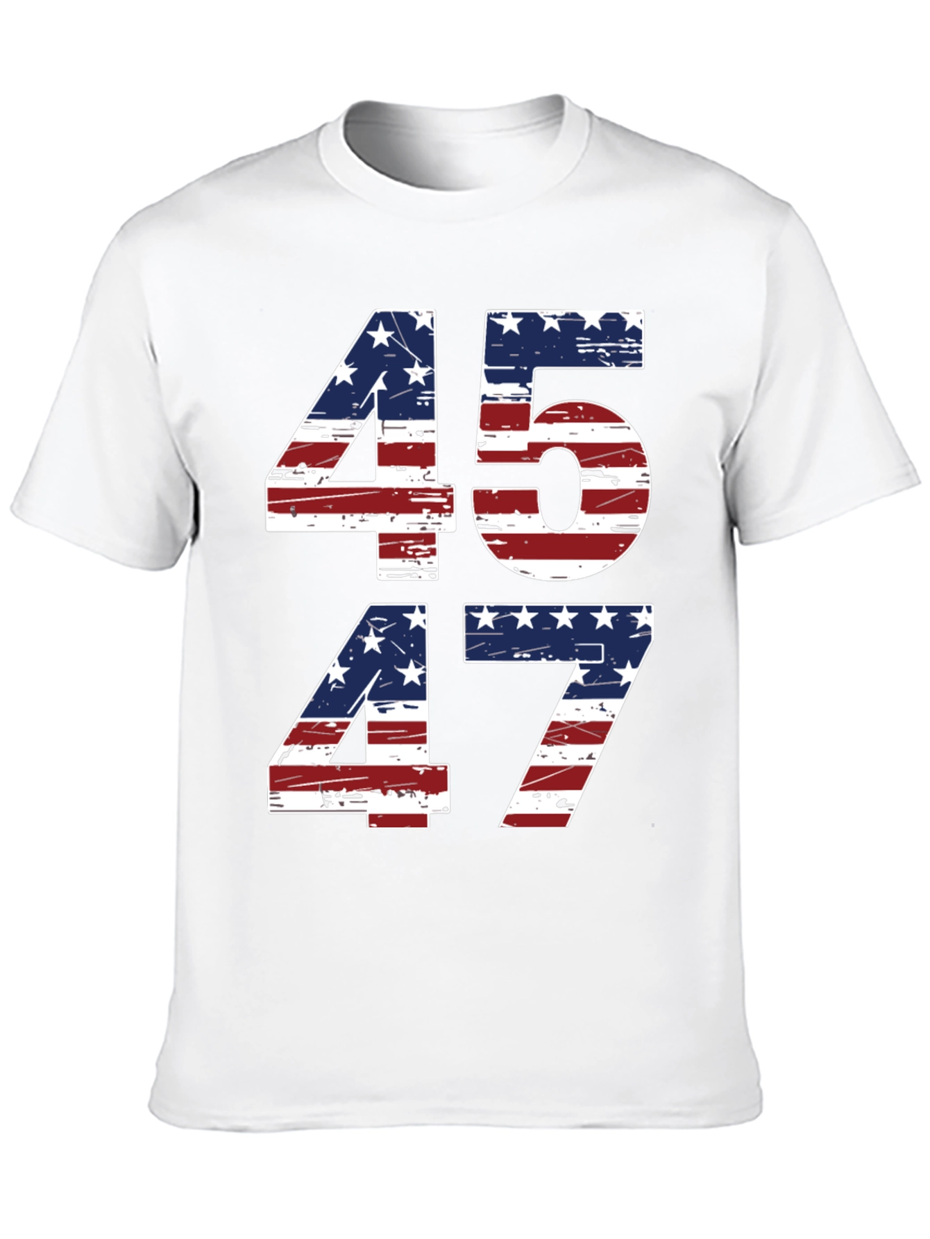 45 47 American Flag T-Shirt Patriotic