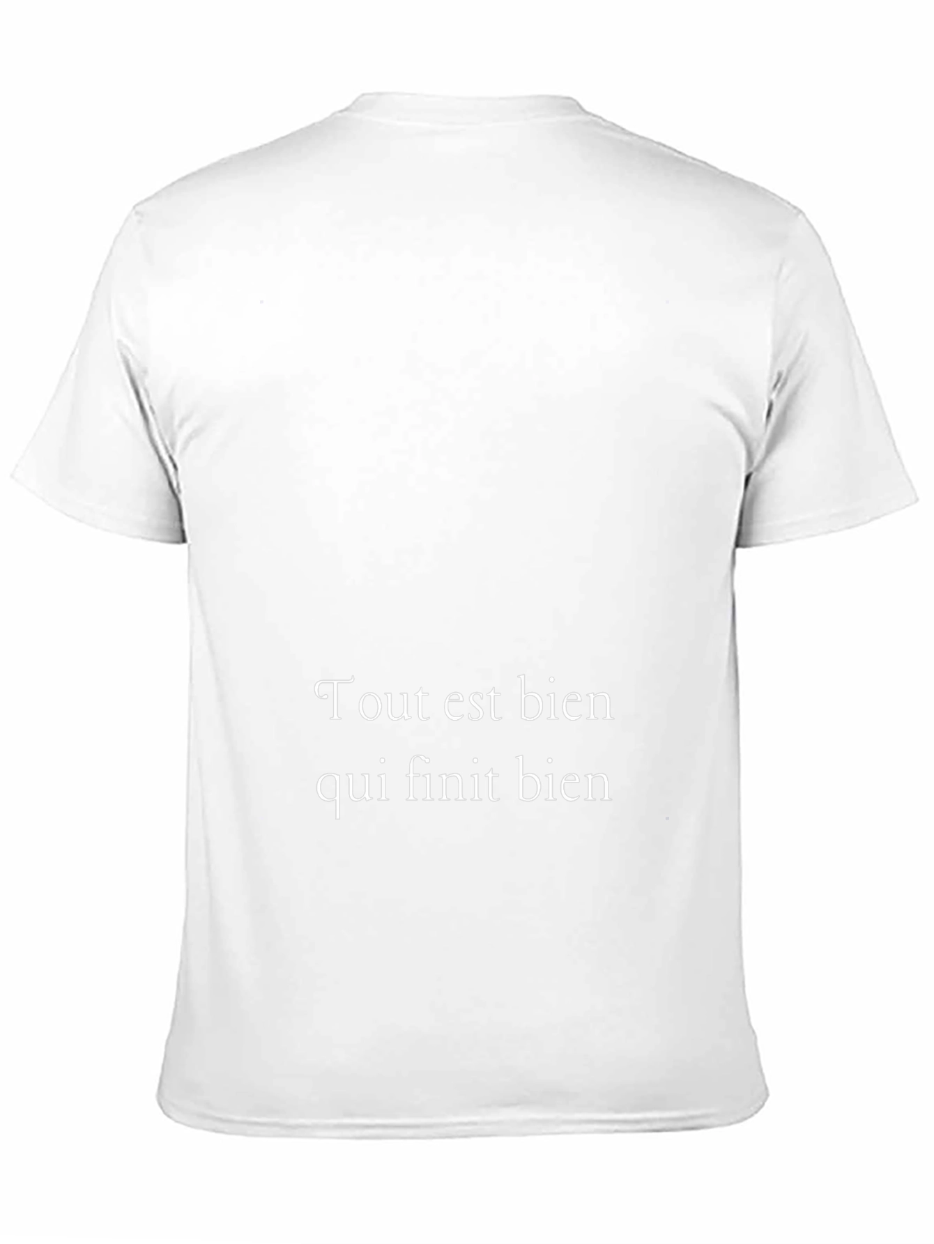 Tout Est Bien Tee - French Proverb Black T-Shirt