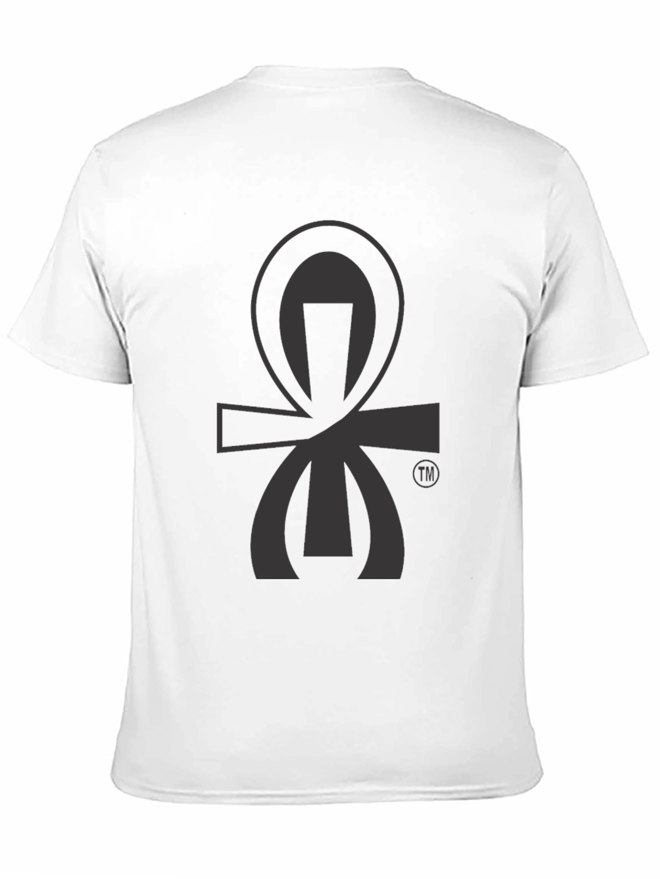 Black Graphic Tee - Ankh Symbol