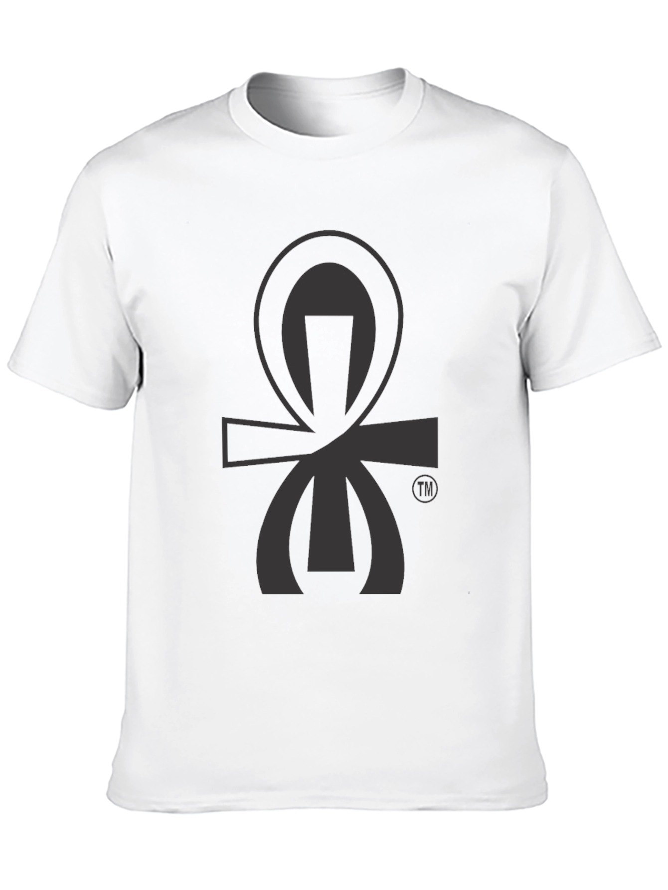 Black Graphic Tee - Ankh Symbol
