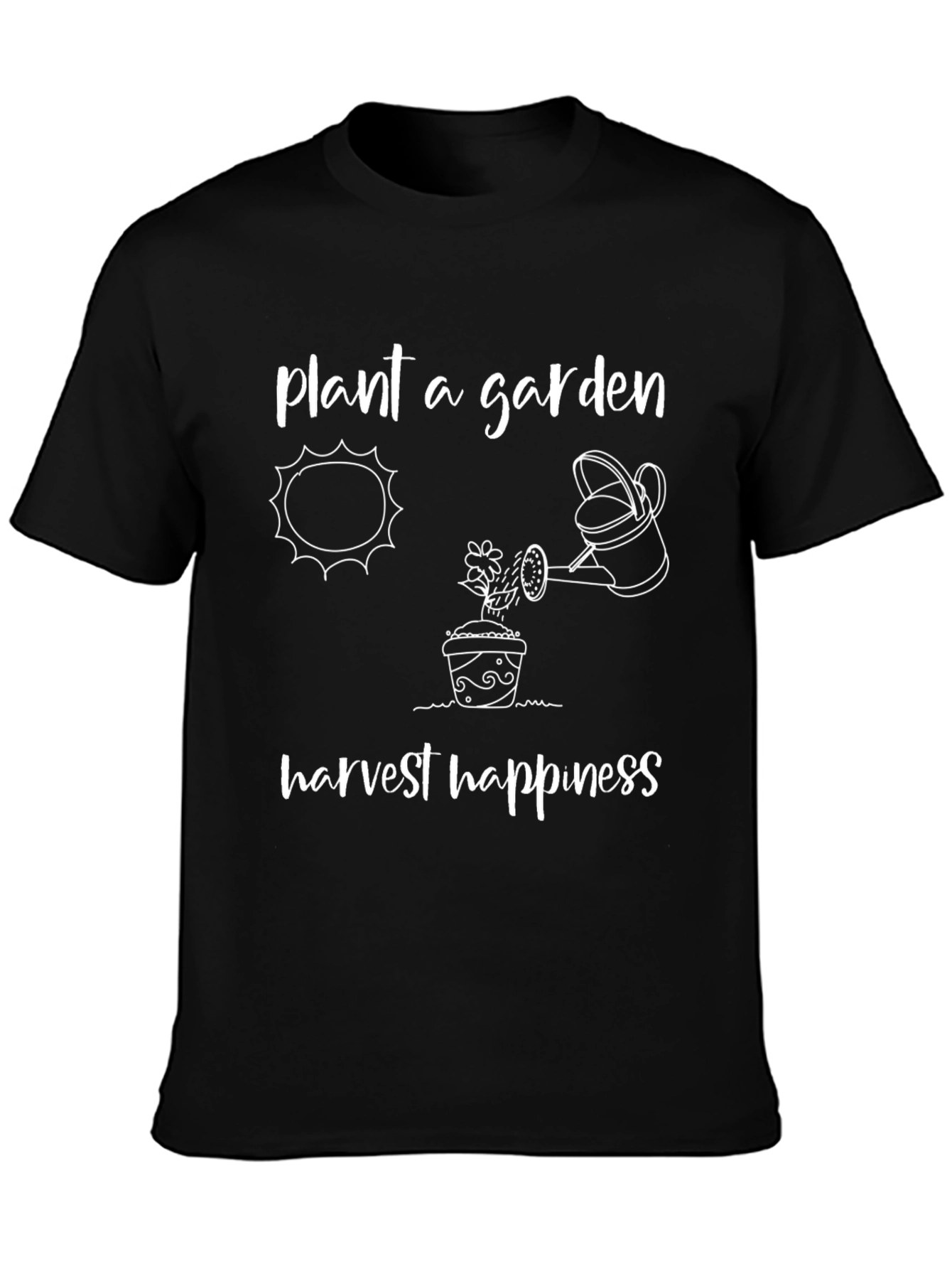 Plant a Garden Harvest Happiness Graphic Tee