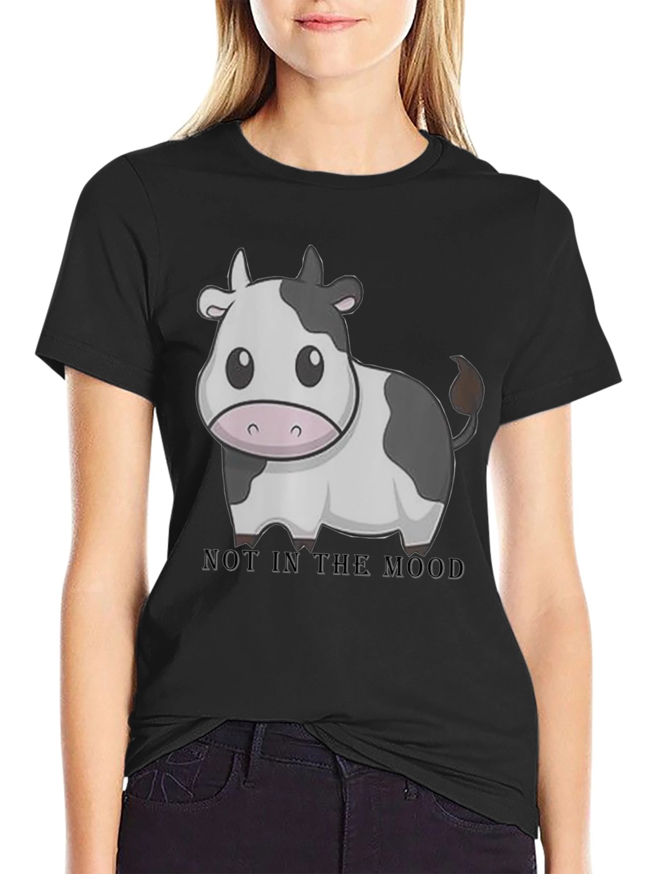 Not in the Mood Cow Graphic Tee