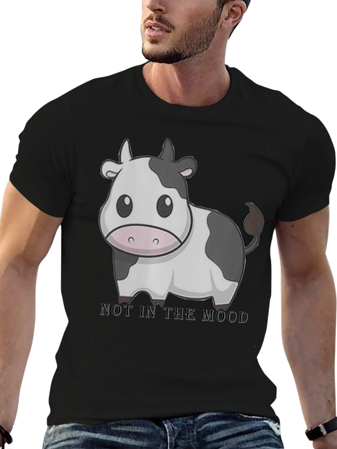 Not in the Mood Cow Graphic Tee