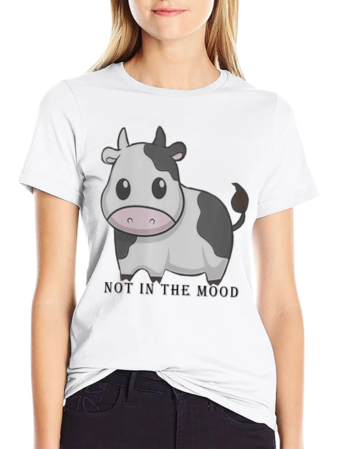Not in the Mood Cow Graphic Tee