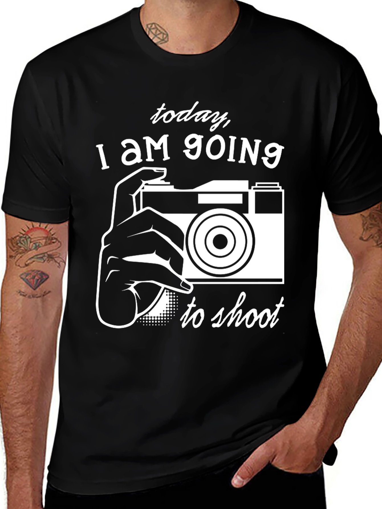 Photographers Tee: Today I am Going to Shoot