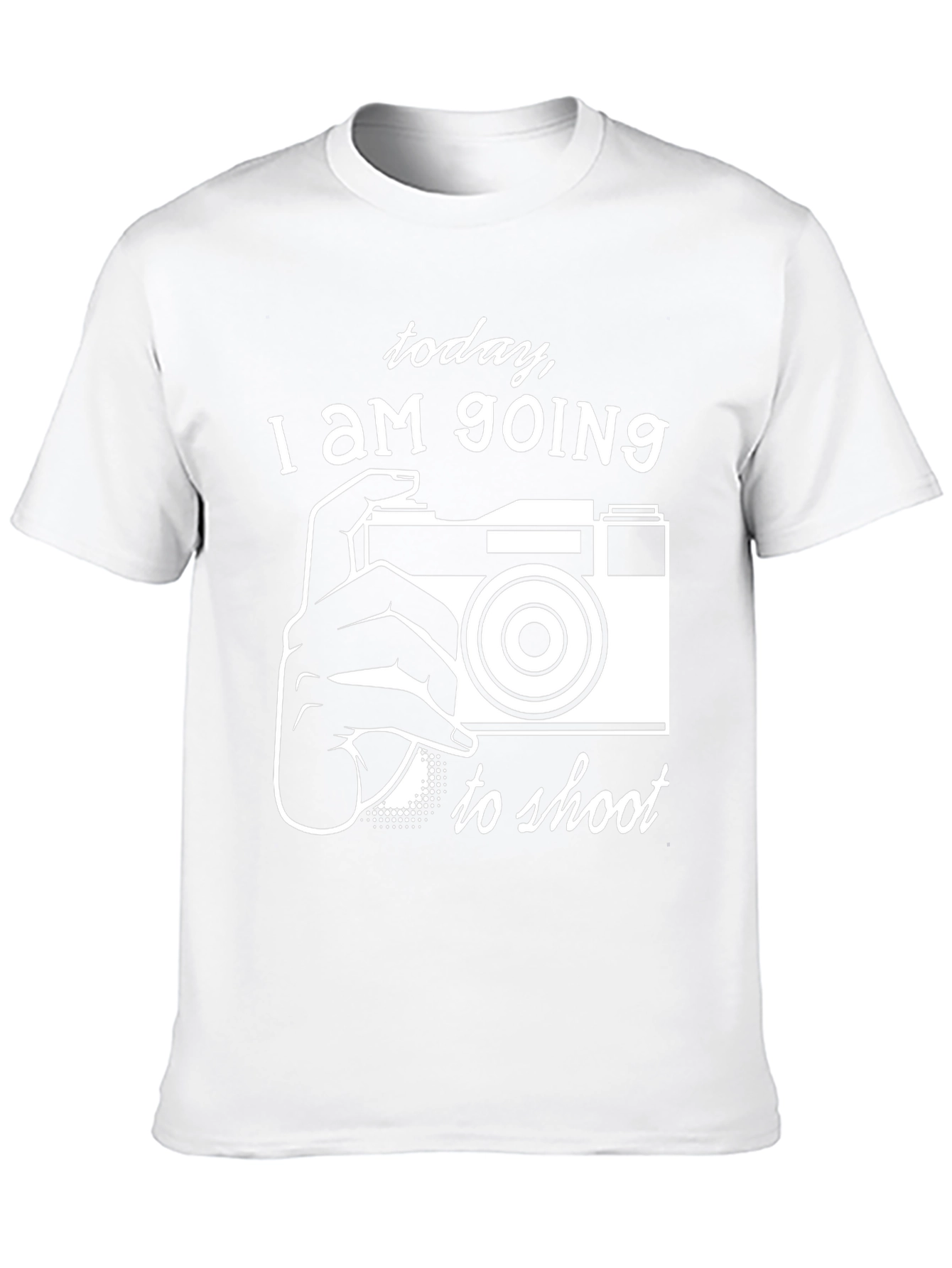 Photographers Tee: Today I am Going to Shoot