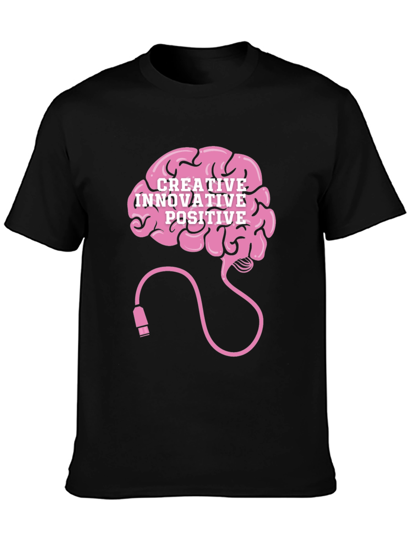 Creative Brain T-Shirt Innovative Positive Design