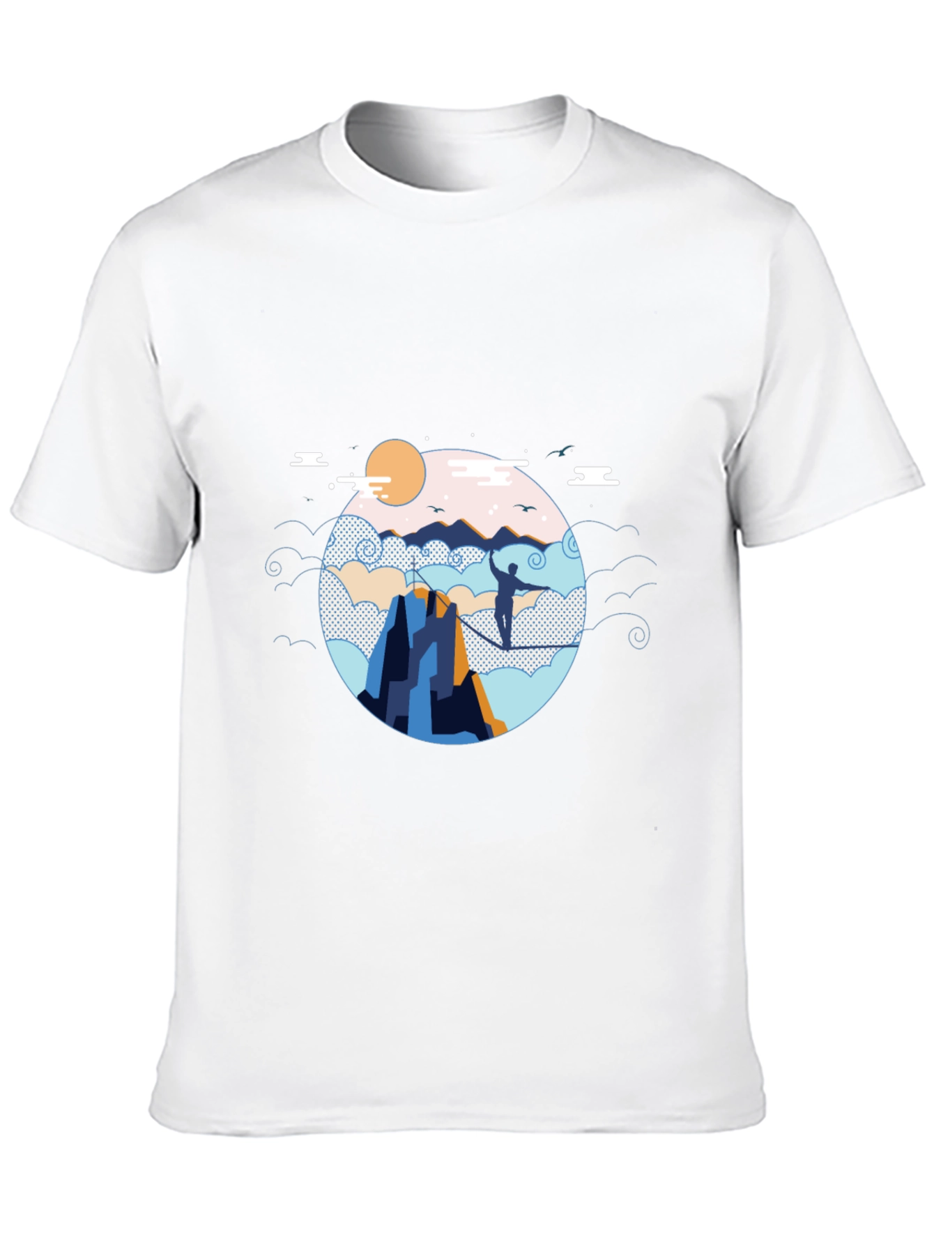 Mountain Walker Black T-Shirt Adventure Graphic Tee