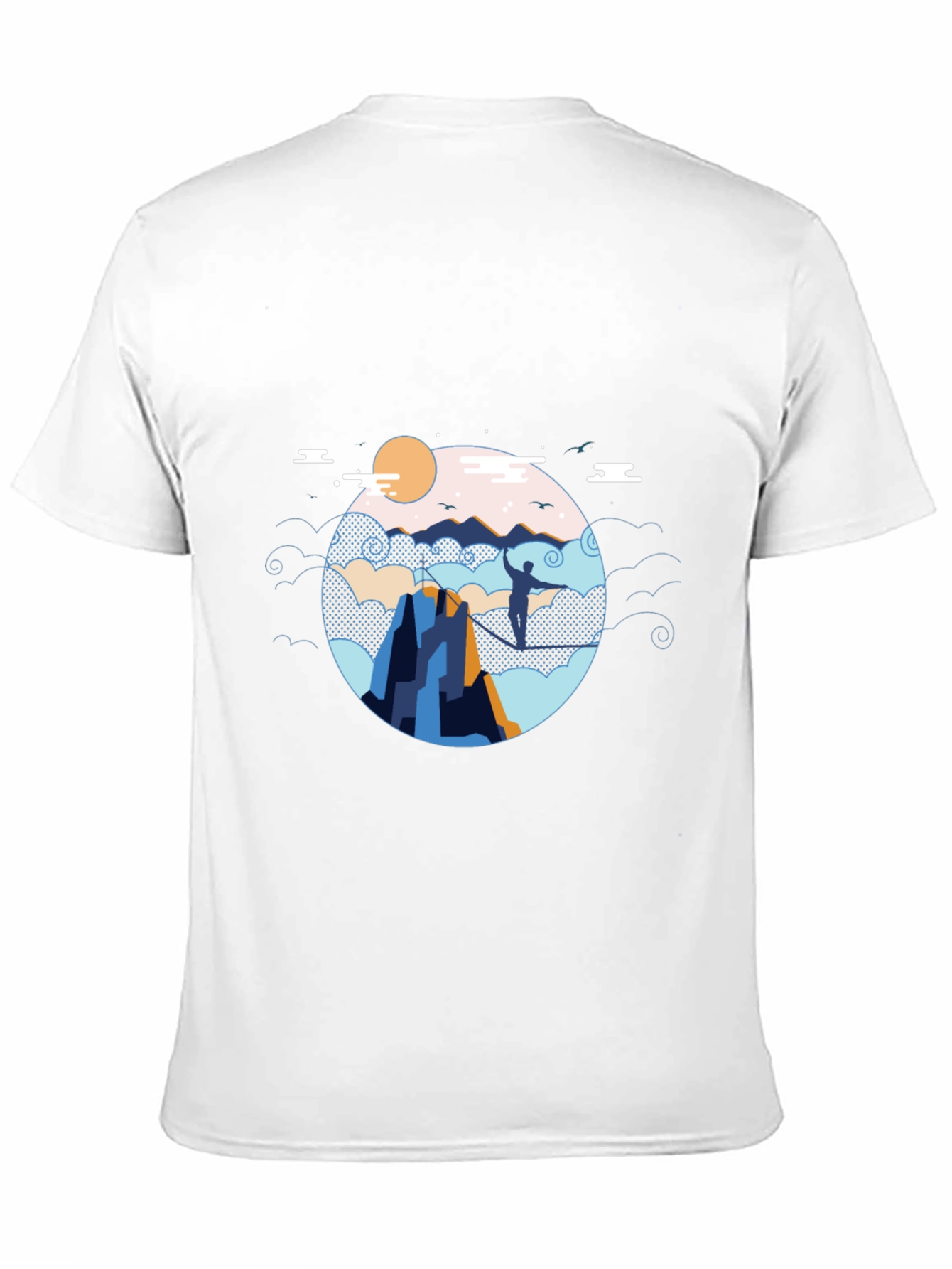 Mountain Walker Black T-Shirt Adventure Graphic Tee