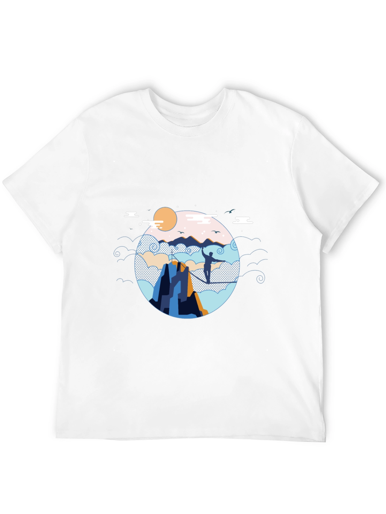 Mountain Walker Black T-Shirt Adventure Graphic Tee