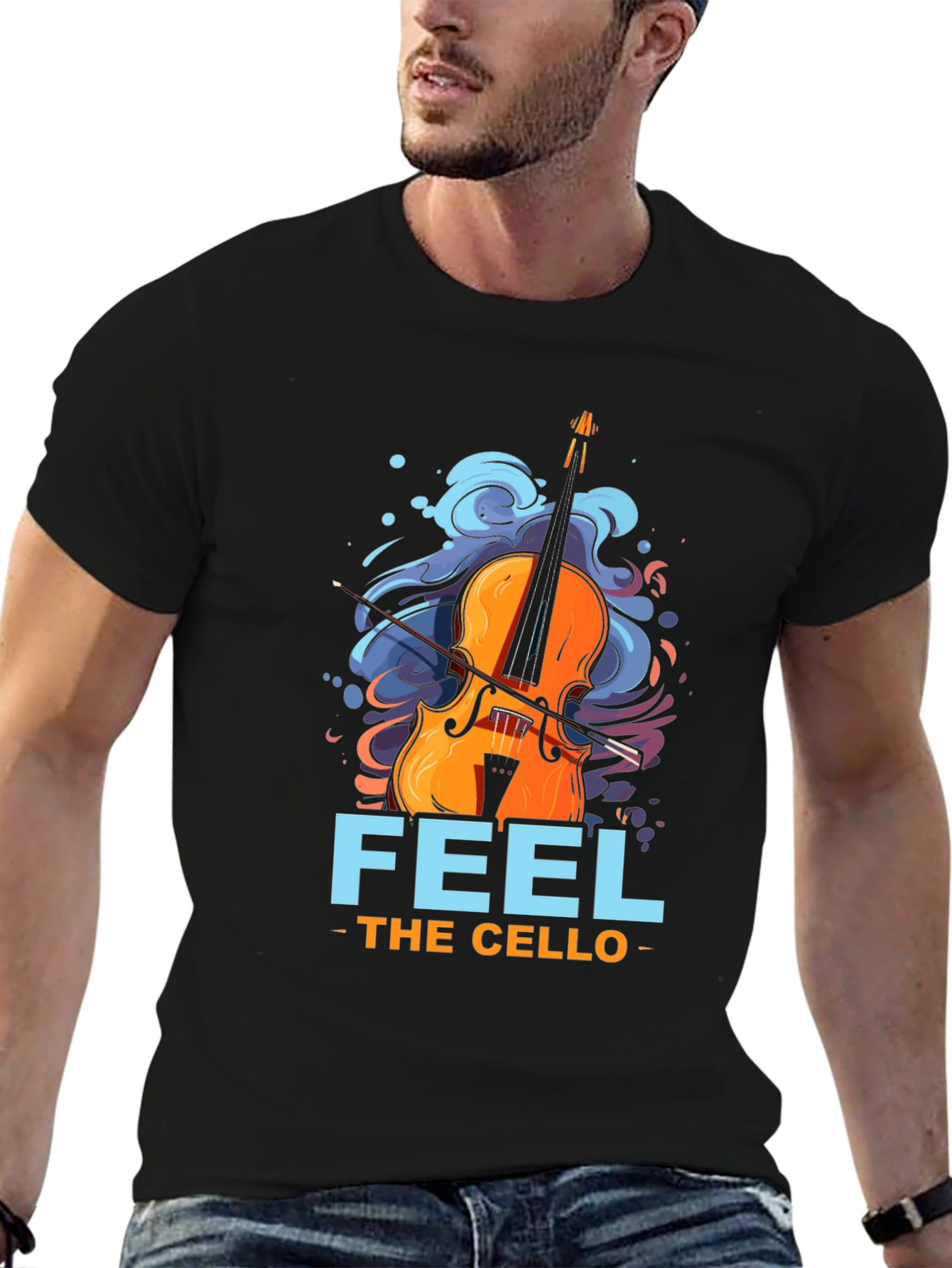 Feel the Cello Graphic Tee