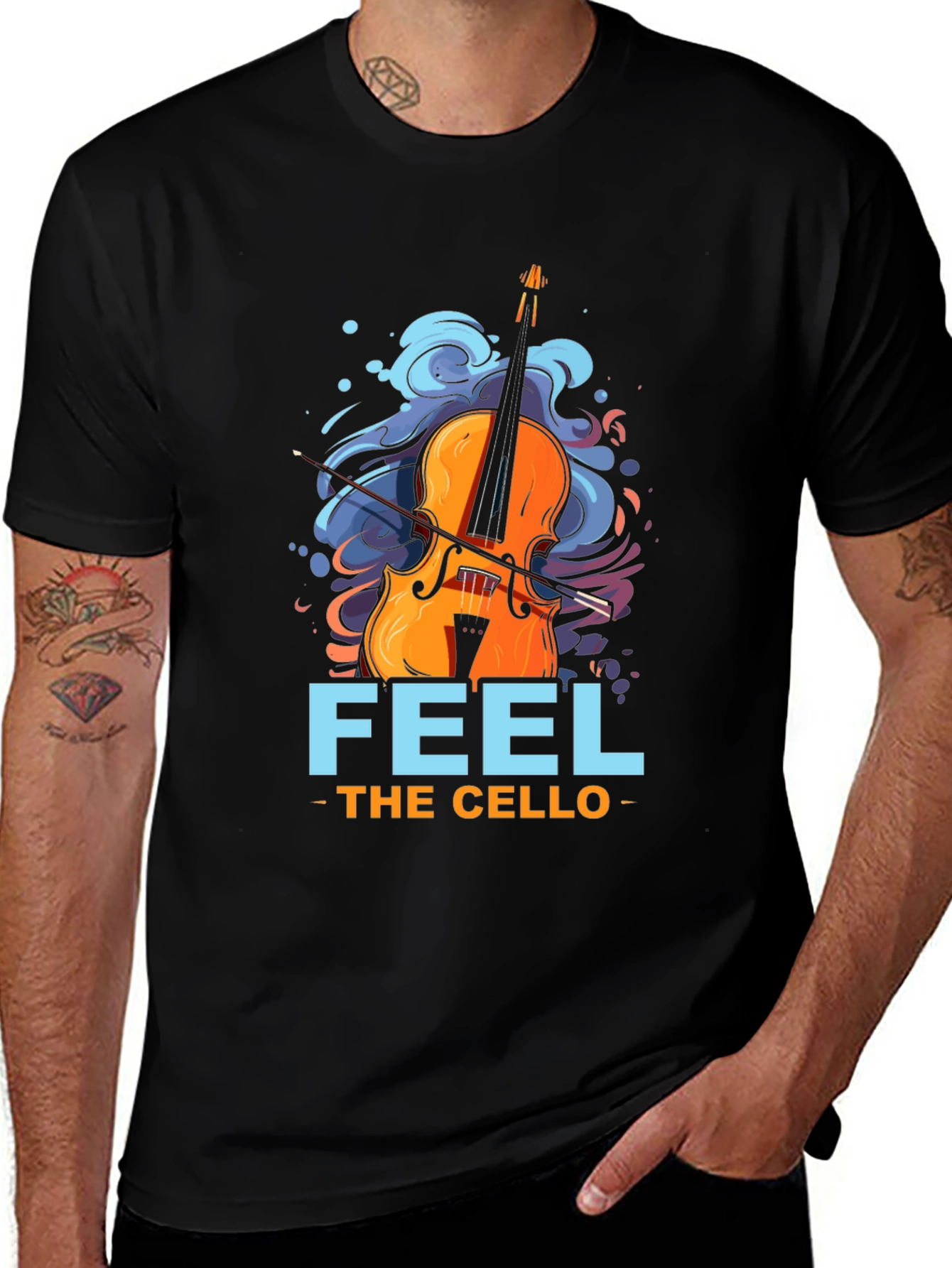 Feel the Cello Graphic Tee