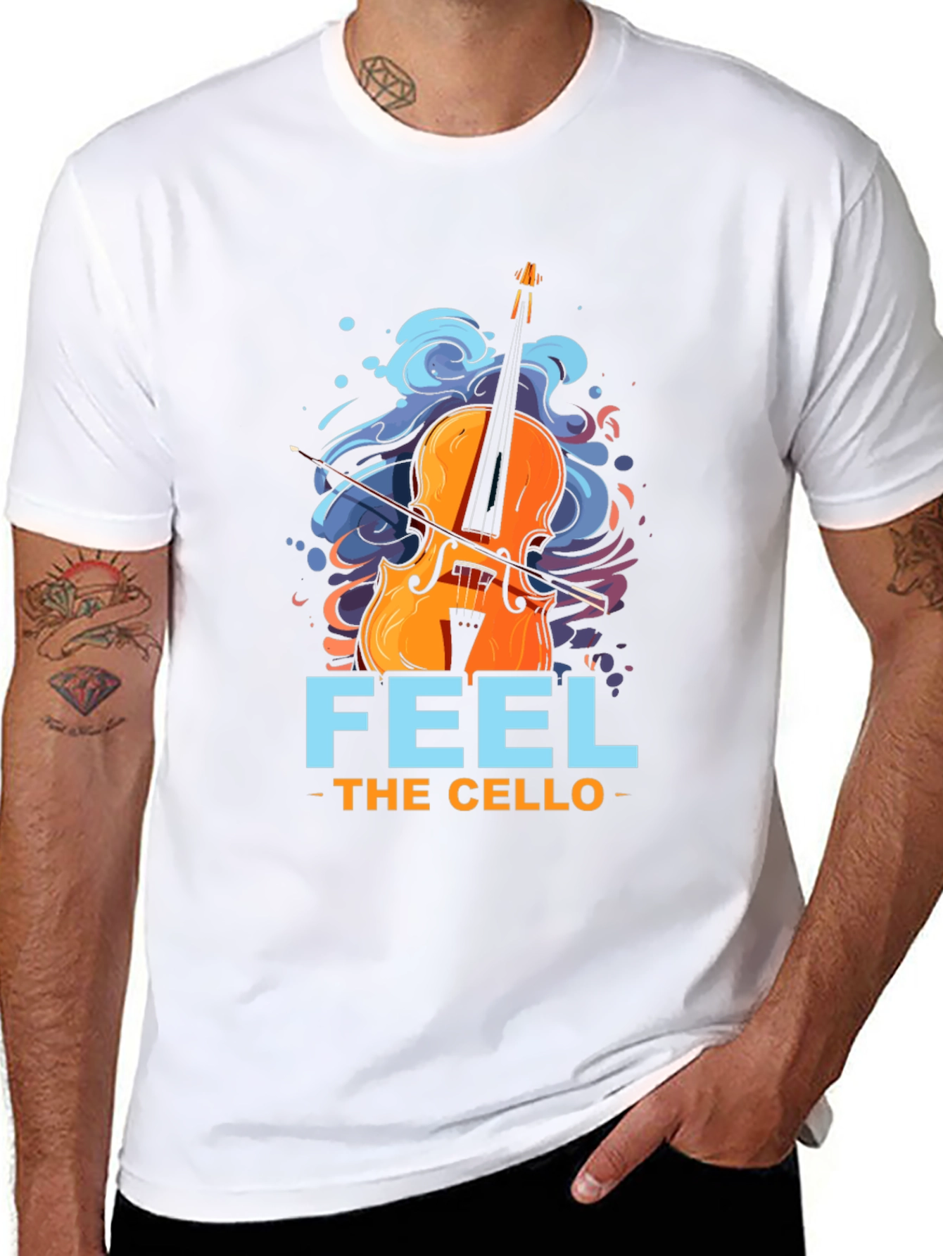 Feel the Cello Graphic Tee