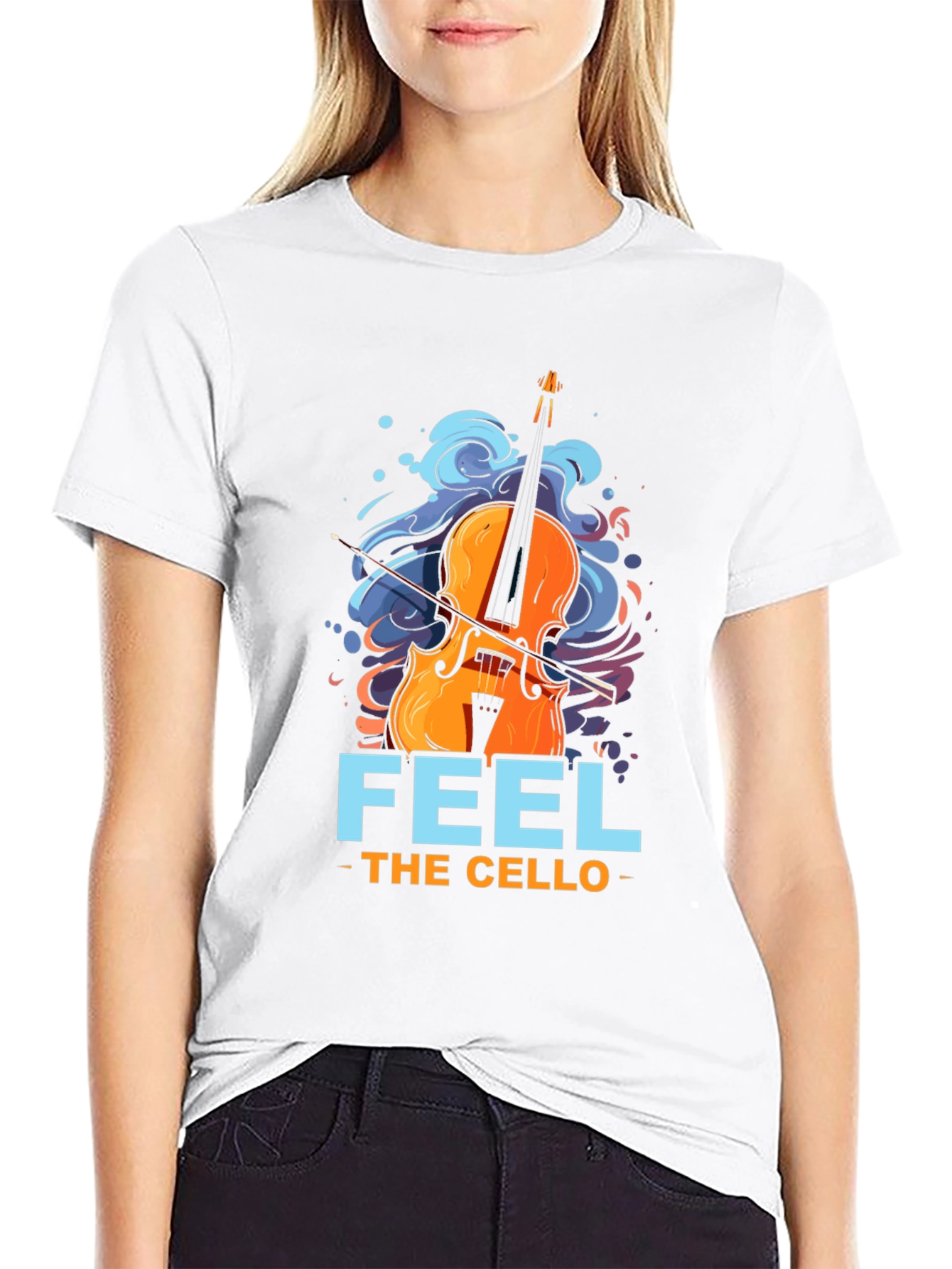 Feel the Cello Graphic Tee