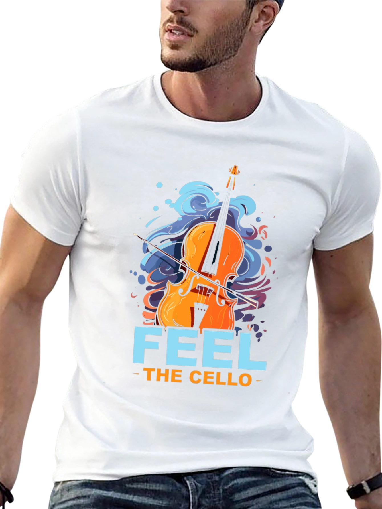 Feel the Cello Graphic Tee